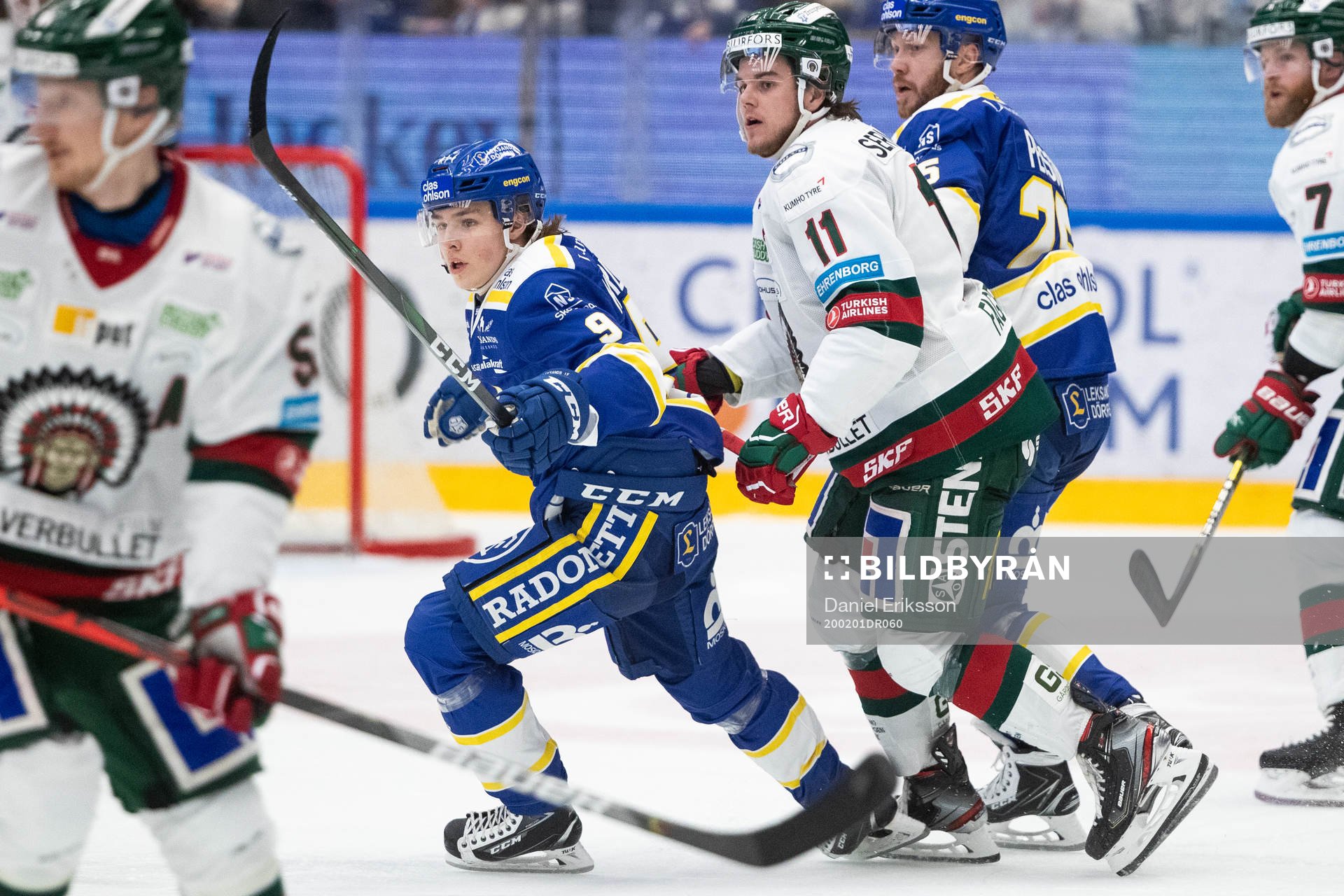 Leksands Marcus Karlberg och Frölundas Samuel Fagemo