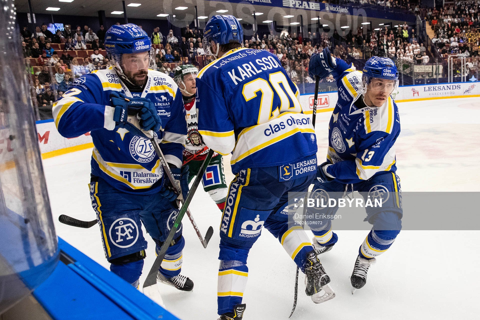 Leksands Daniel Olsson Trkulja och Leksands Mattias