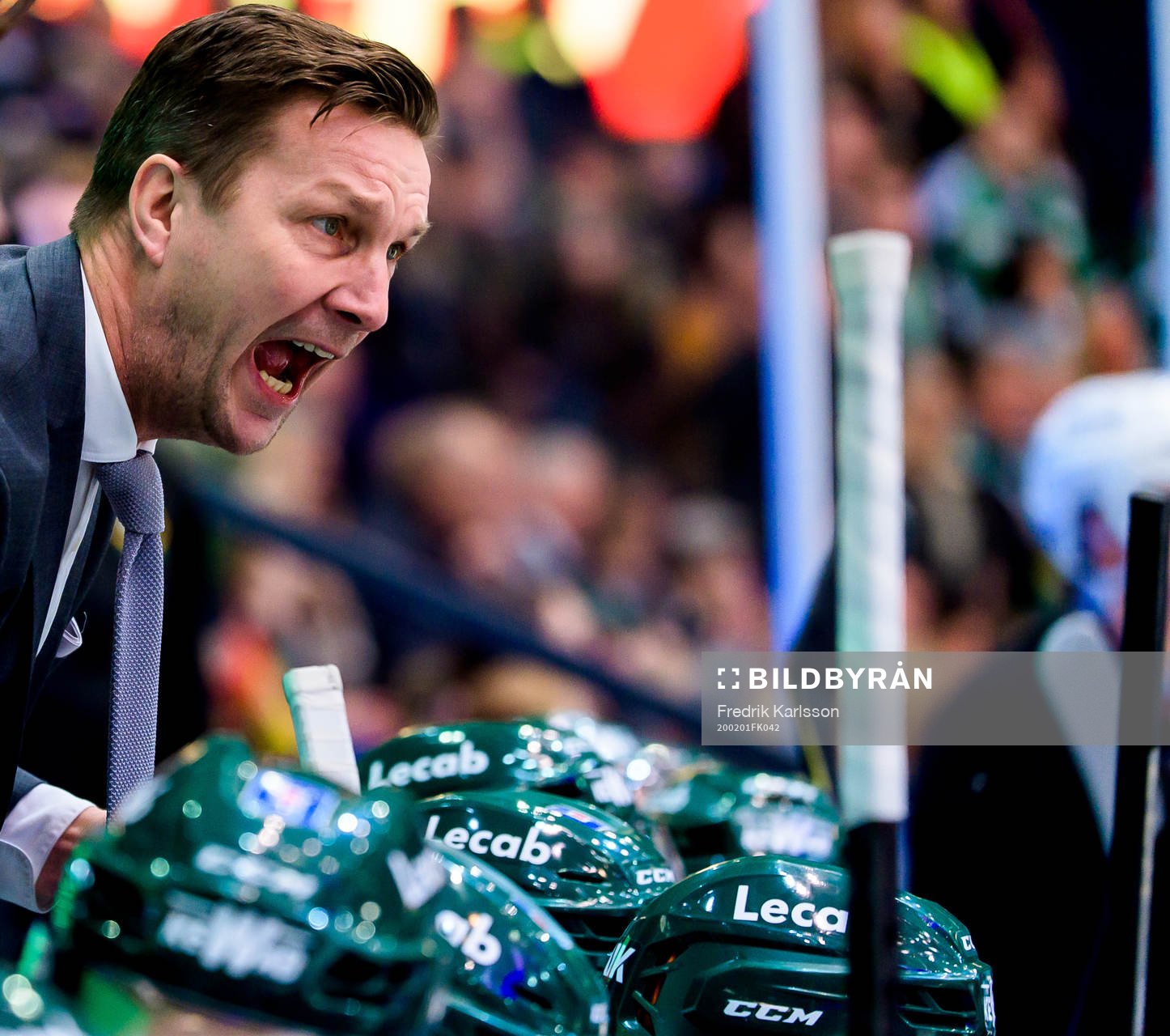 Färjestads huvudtränare Johan Pennerborn