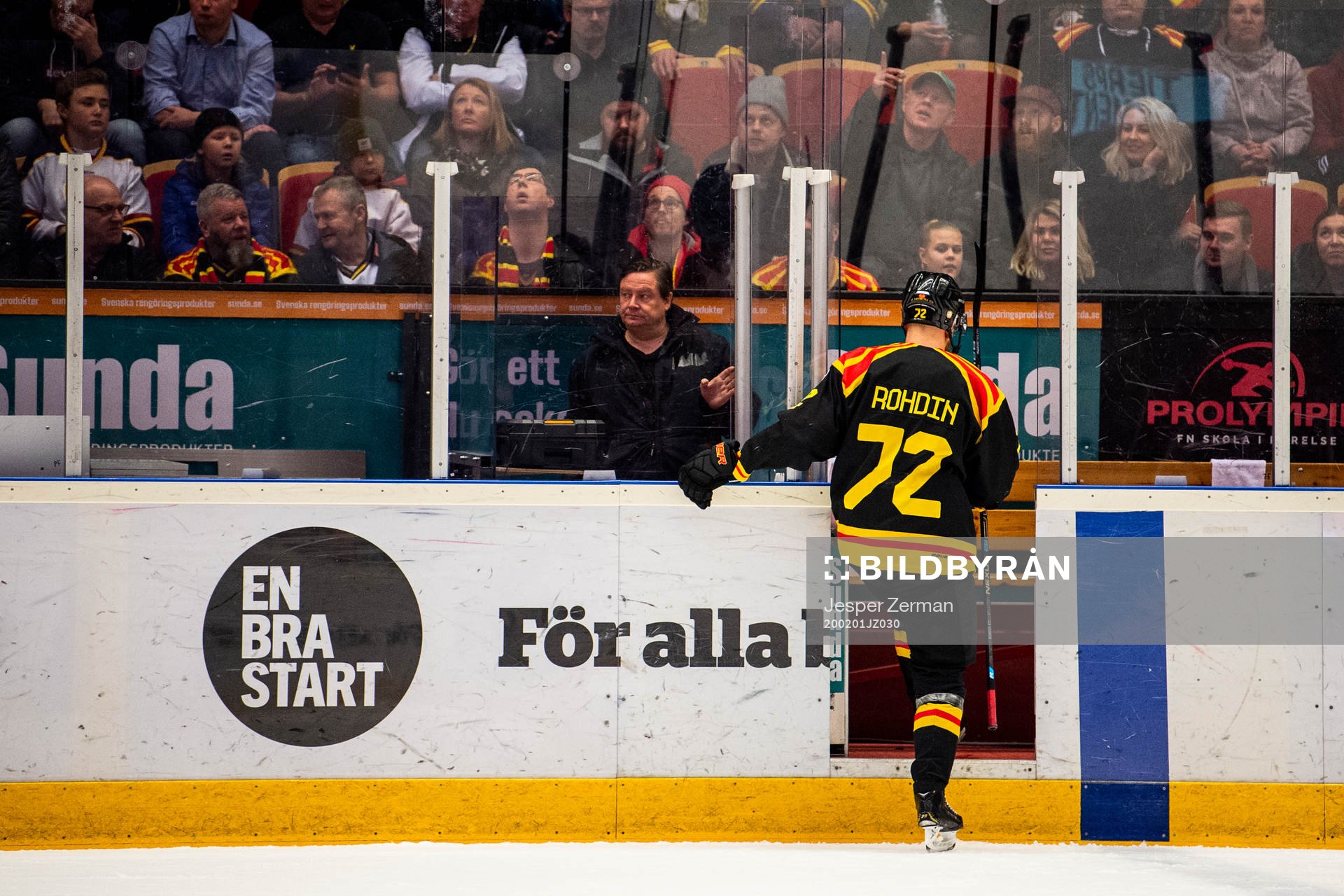 Brynäs Joachim Rohdin åker till utvisningsbåset