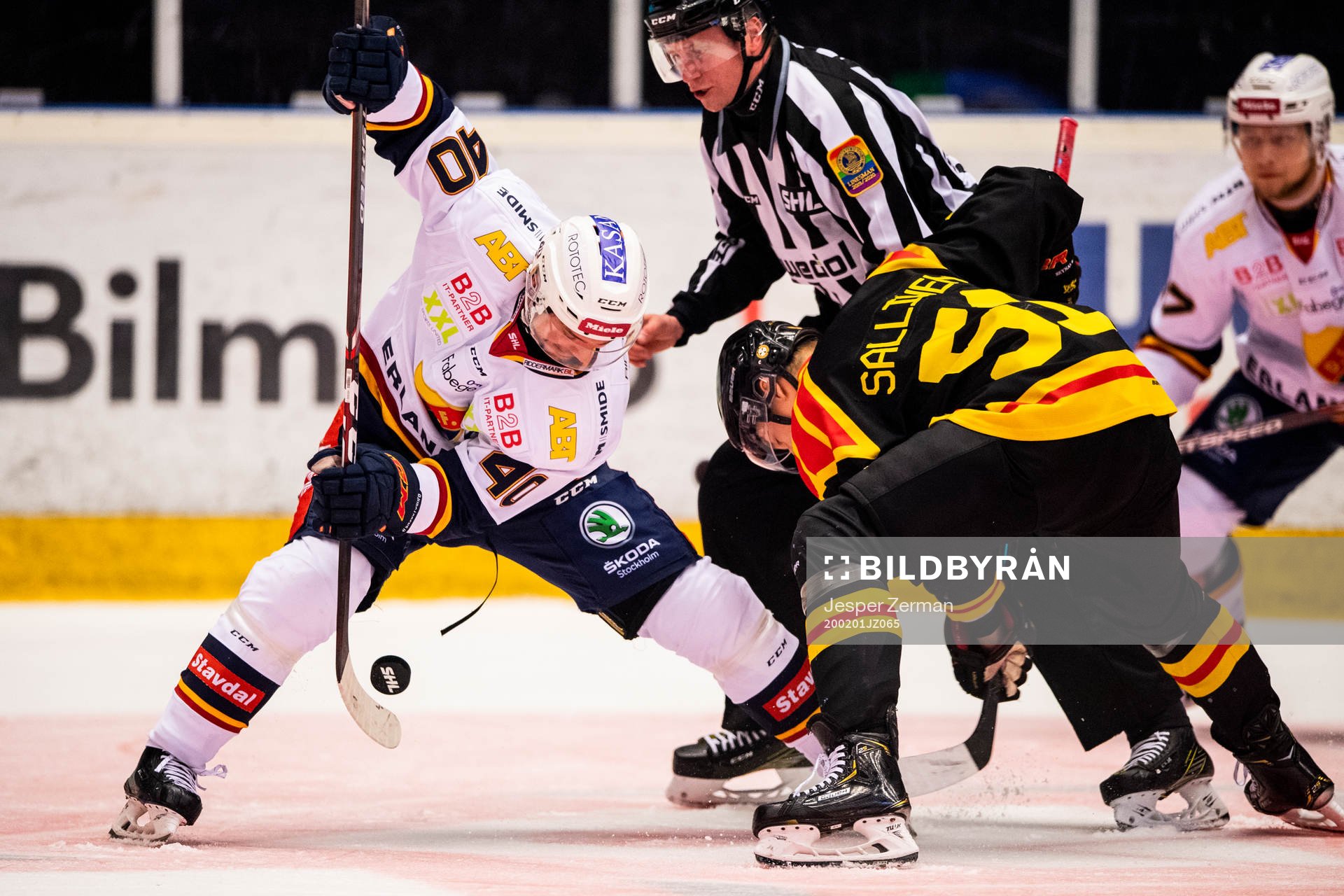 Djurgårdens Jacob Josefson och Brynäs Tomi Sallinen