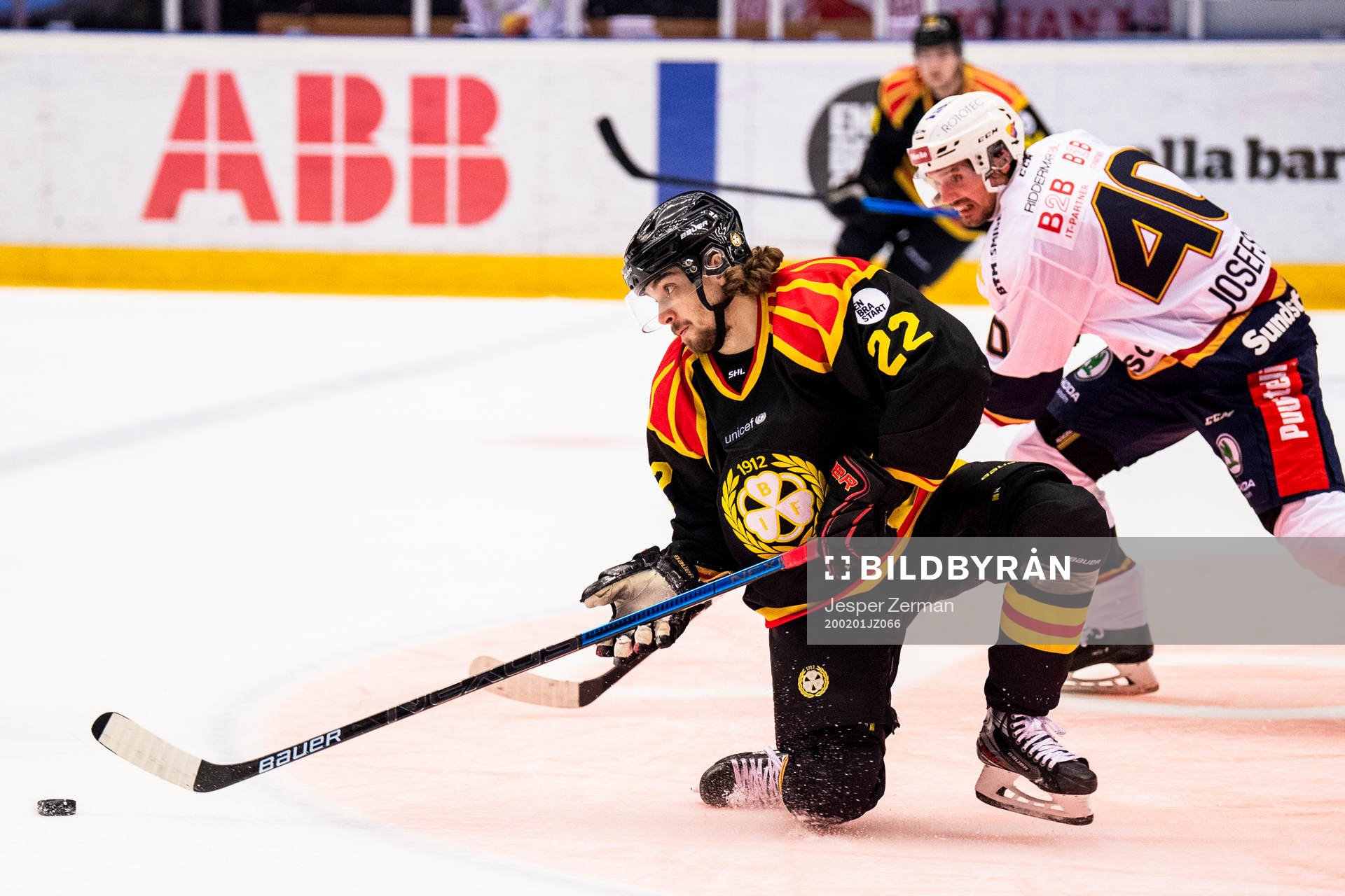 Brynäs Adam Brodecki och Djurgårdens Jacob Josefson