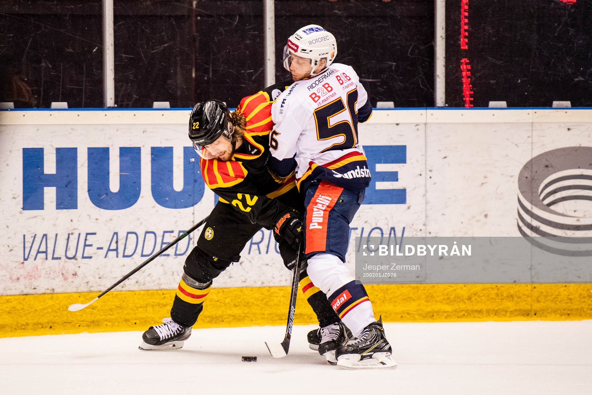 Brynäs Adam Brodecki och Djurgårdens Robin Norell