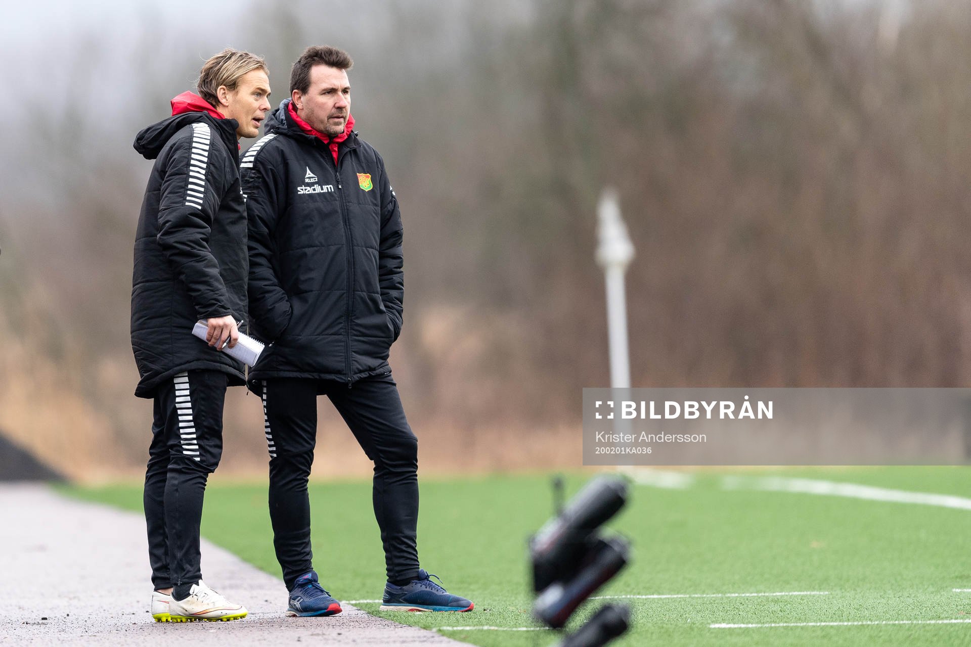 GAIS assisterande tränare Fredrik Holmberg och tränare