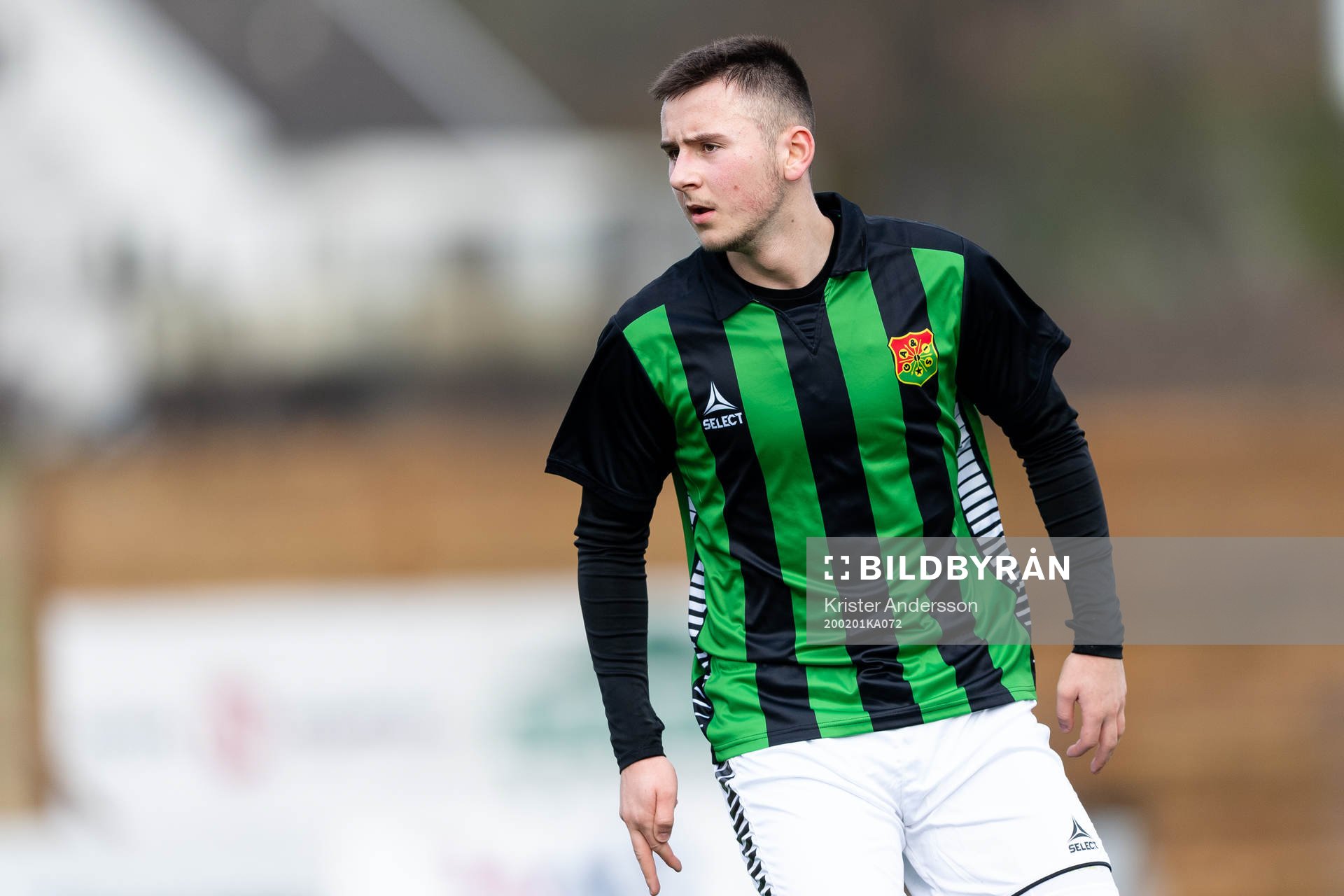 GAIS Kenan Karaduz under träningsmatchen i fotboll mellan Lindome och GAIS den 1 februari 2020 i Göteborg.