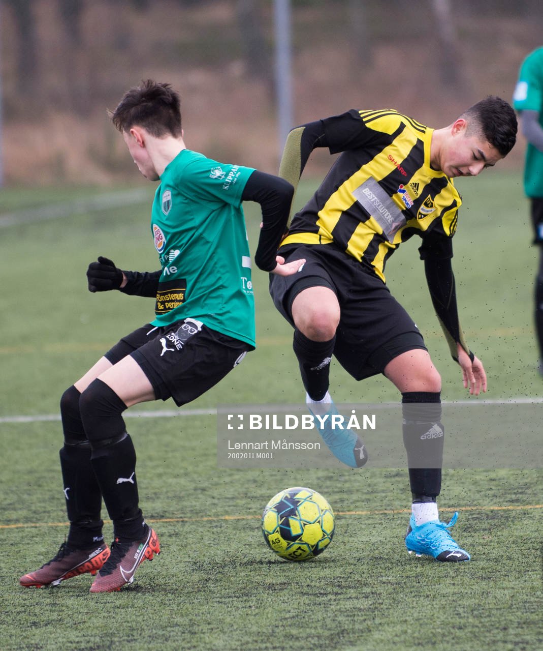 IFK Hässleholms Ali Reza Nazari i matchen i Vintercupen
