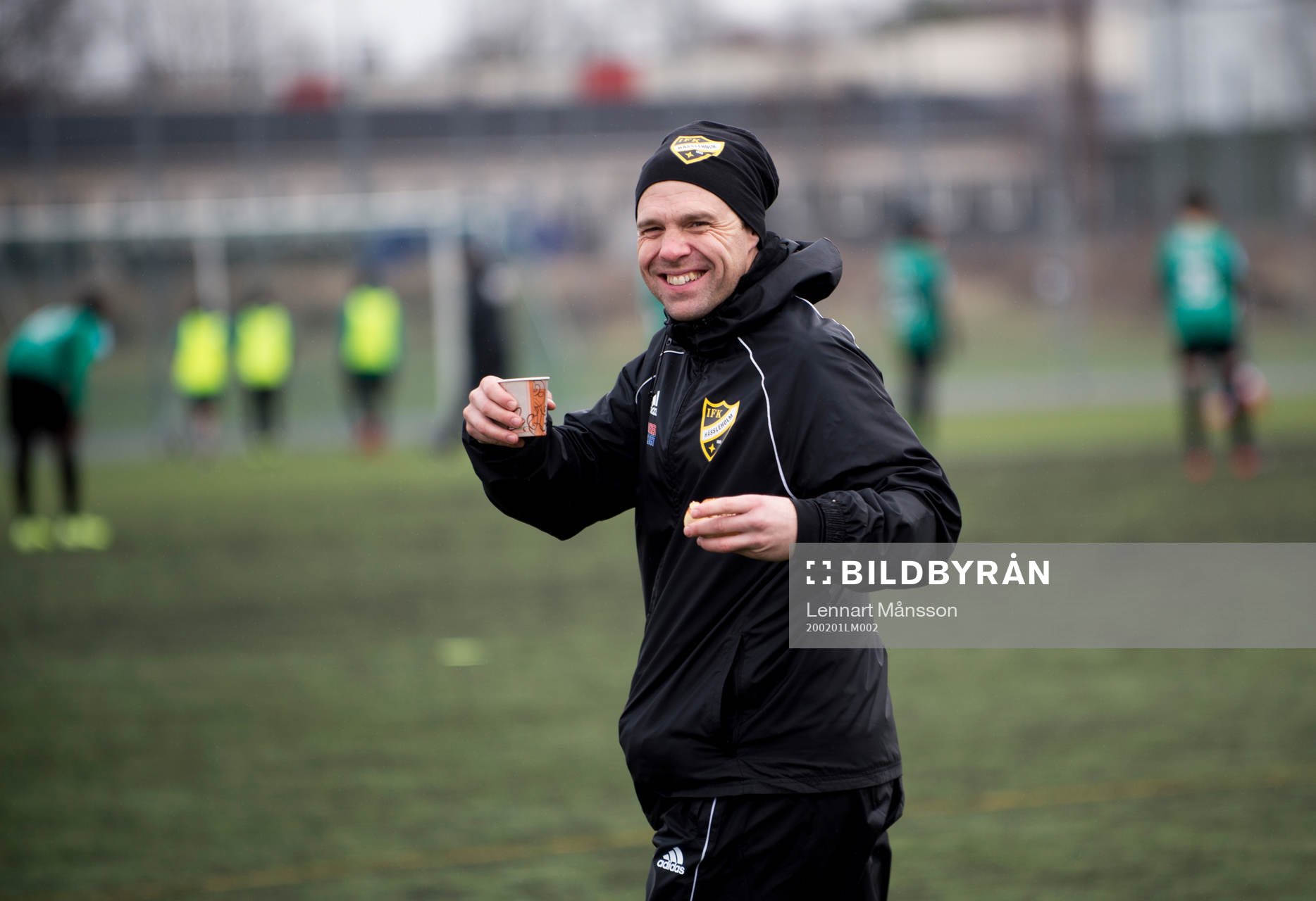 IFK Hässleholms Nilsson i matchen i Vintercupen mellan IFK