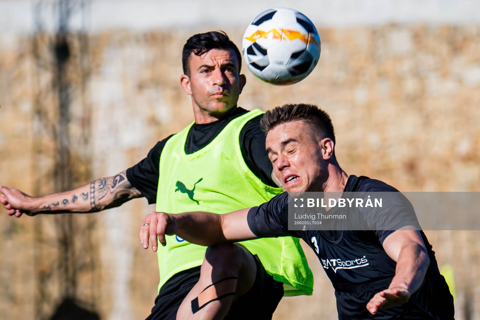 Behrang Safari och Jonas Knudsen