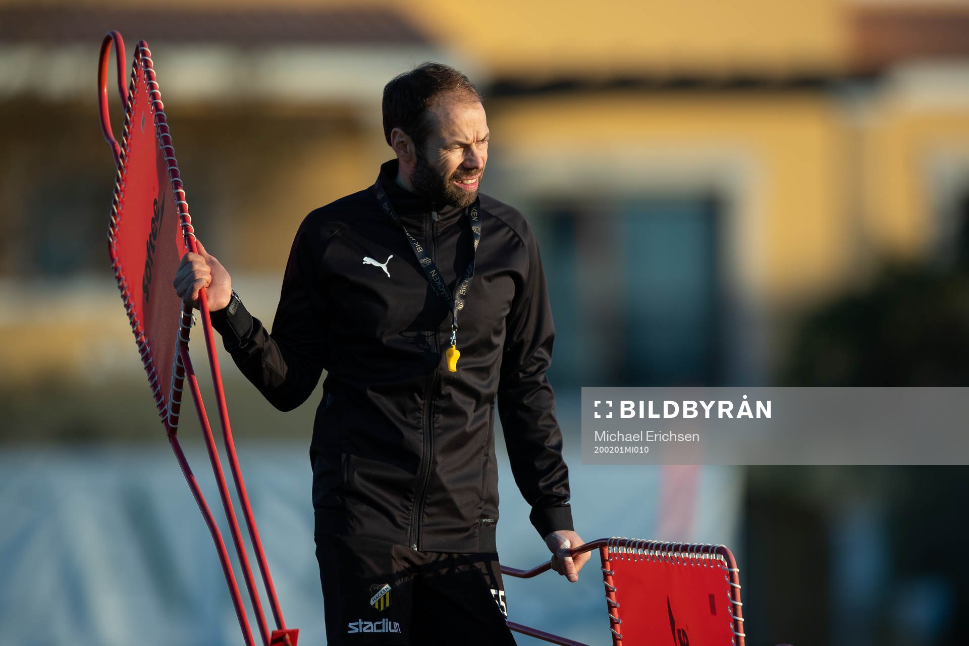 Häckens tränare Andreas Alm