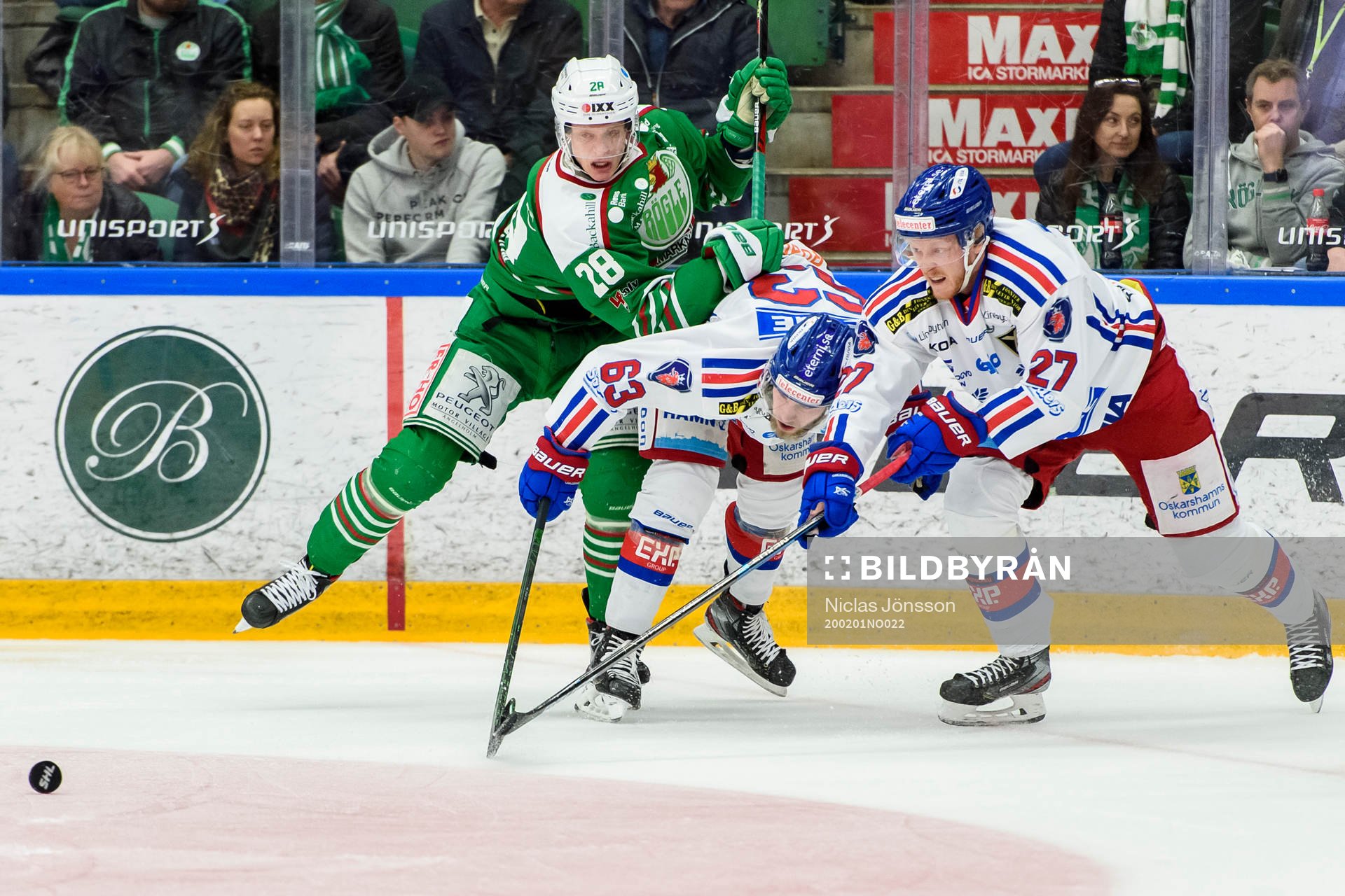Rögles Anton Bengtsson och Oskarshamns Robin Söderqvist