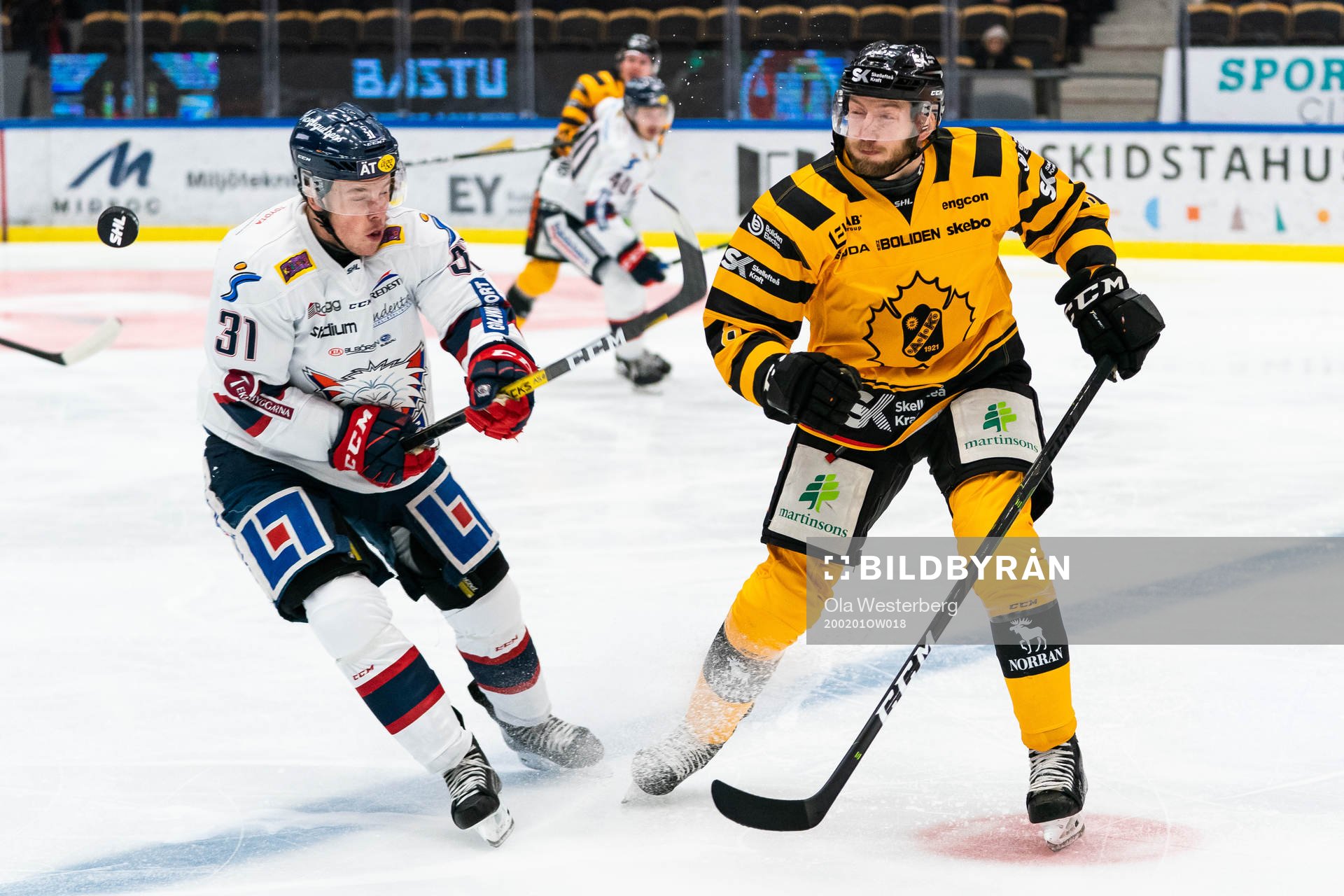 Linköpings Olle Lycksell och Skellefteås Petter Granberg