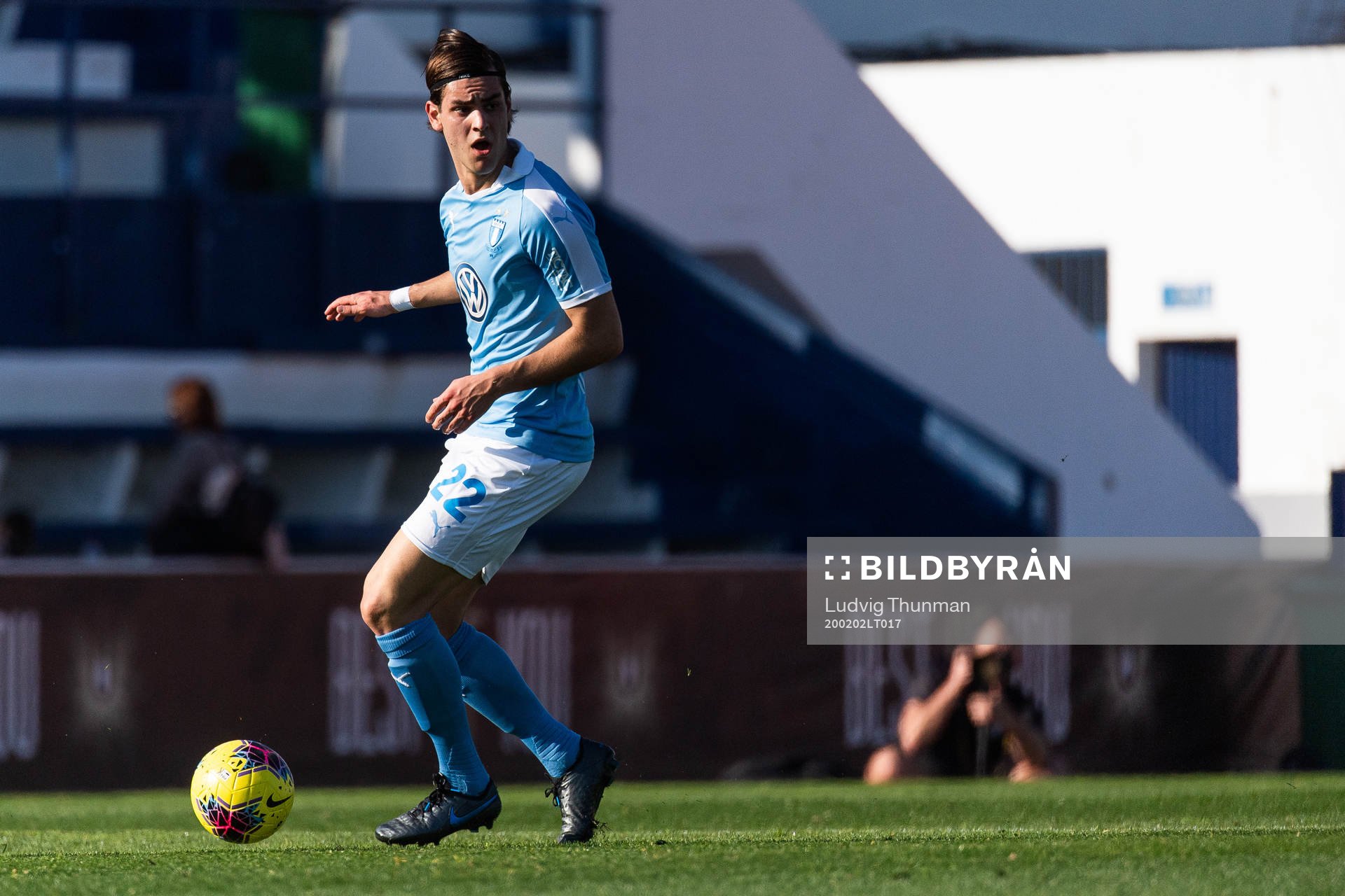 Adi Nalic of Malmö FF in aciton