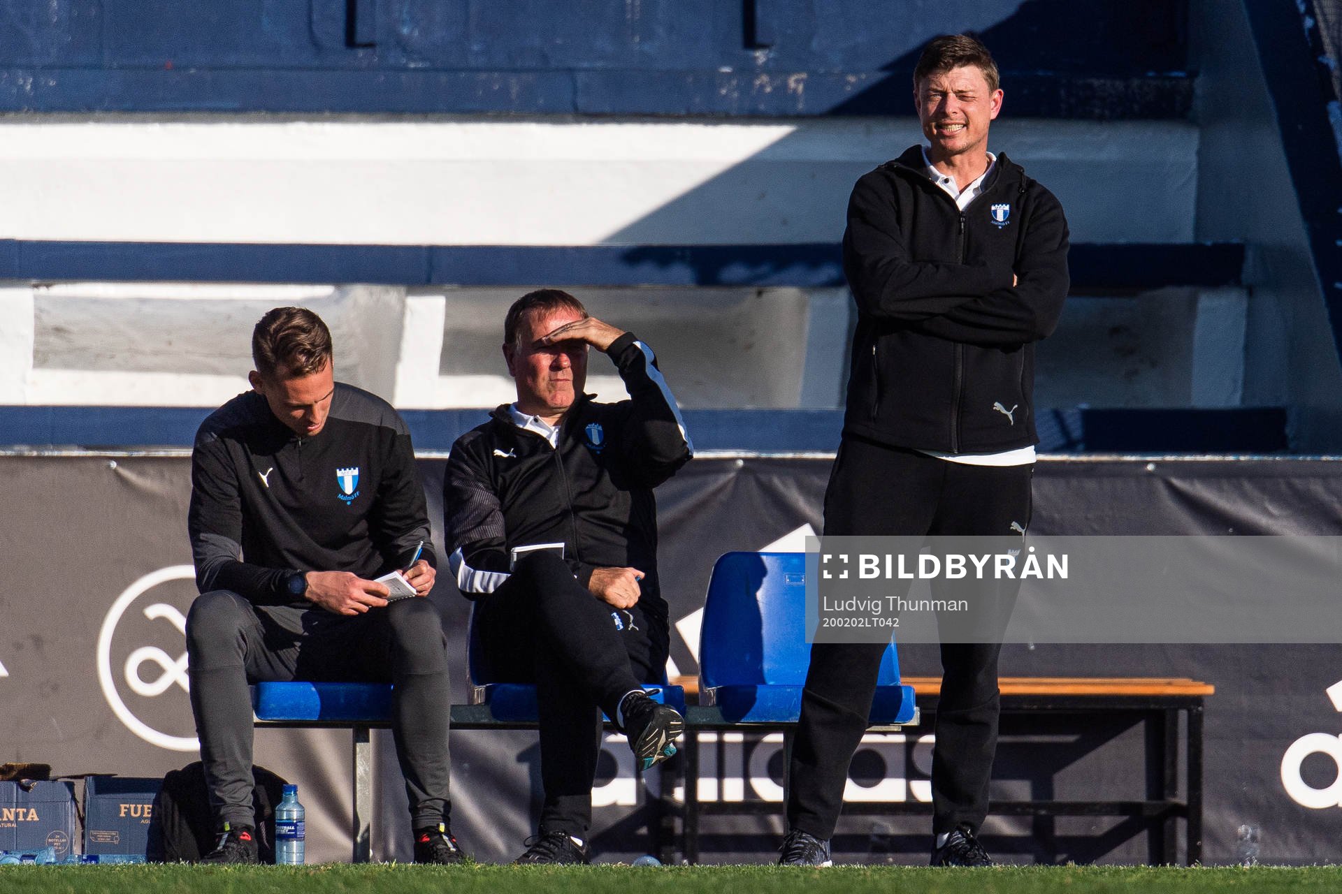 Remy Reijnierse, assistant coach, and Daniel Bäckström,