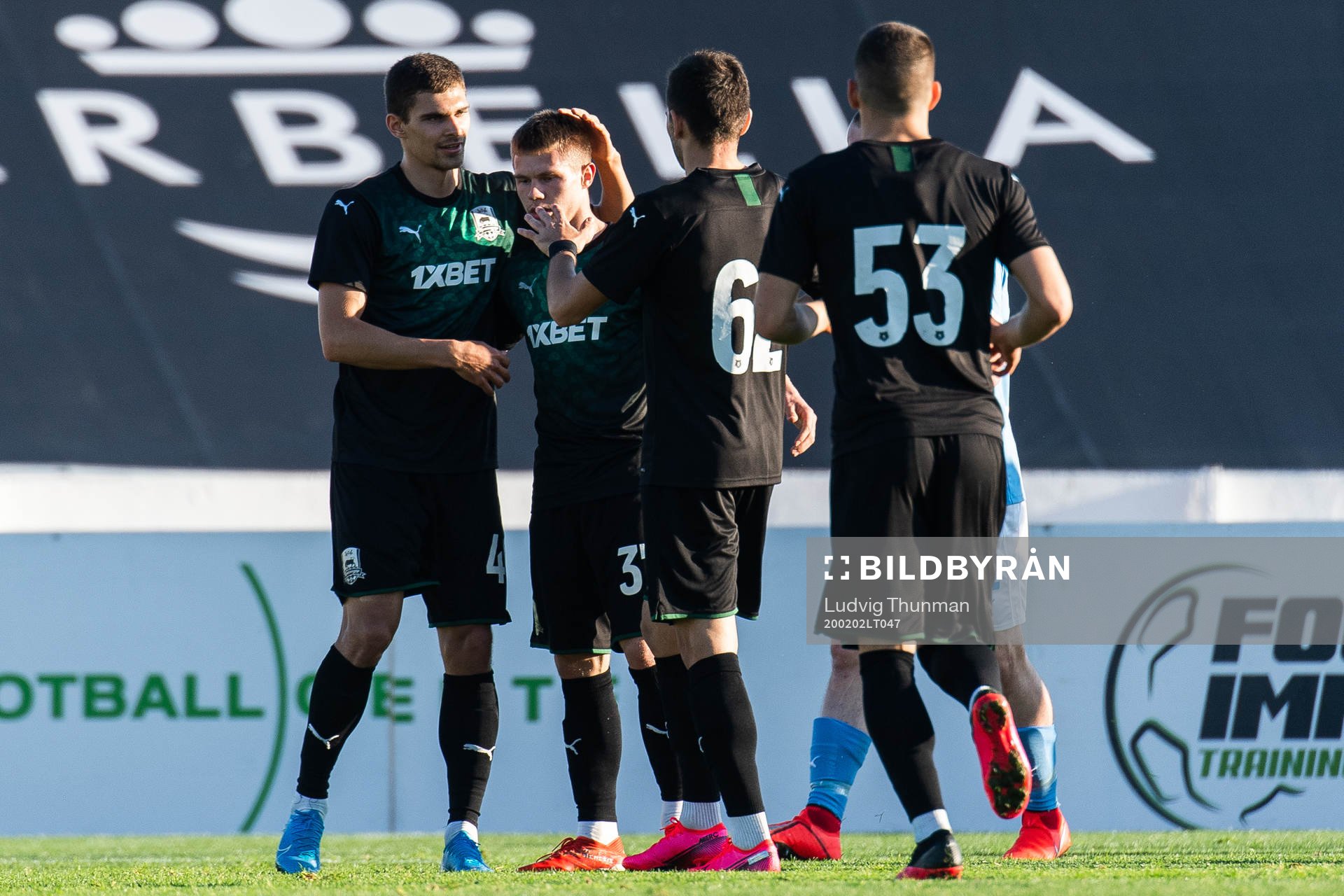 Ilia Vorotnikov of Krasnodar celebrates