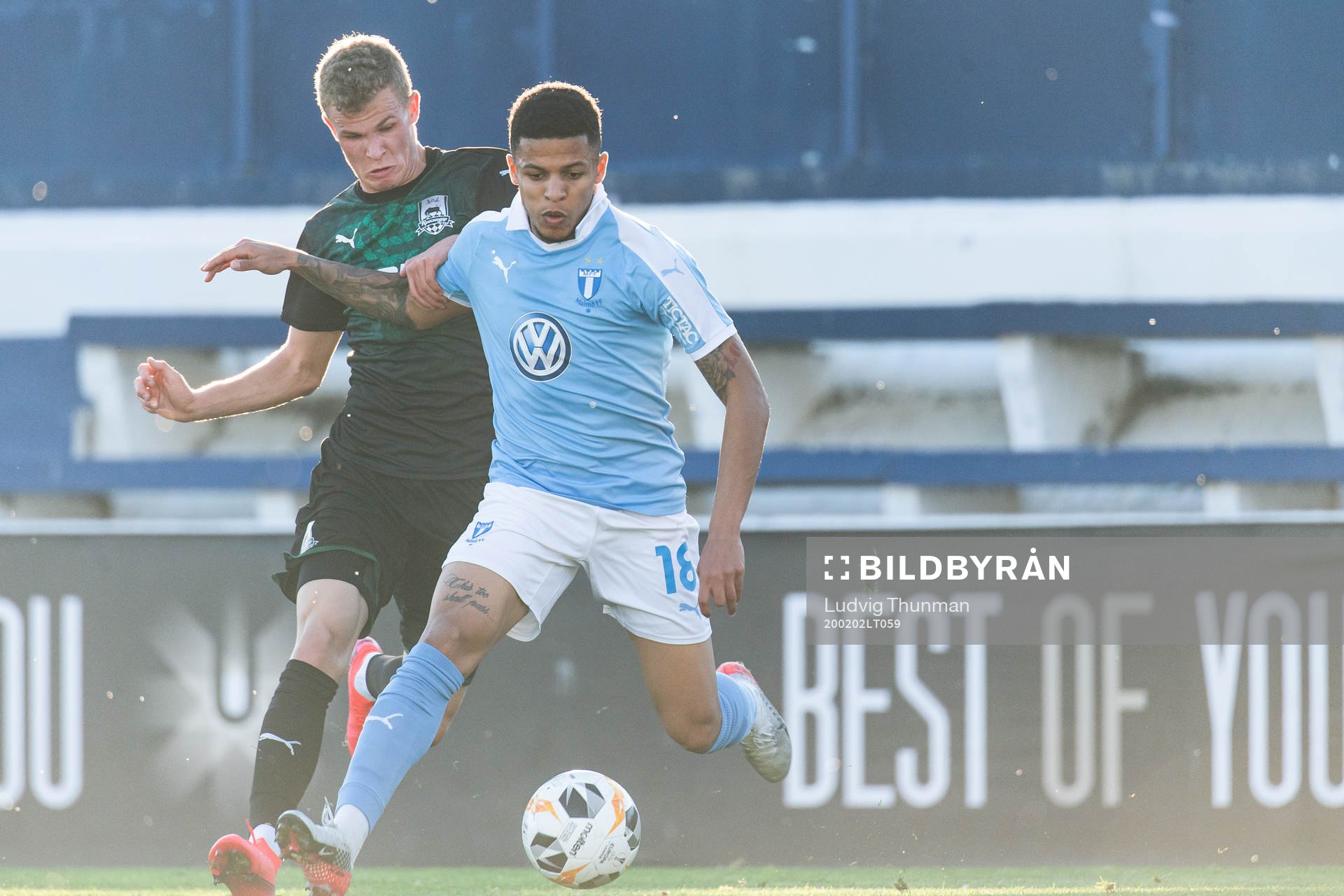 Nikolay Bochko of Krasnodar and Romain Gall of Malmö FF