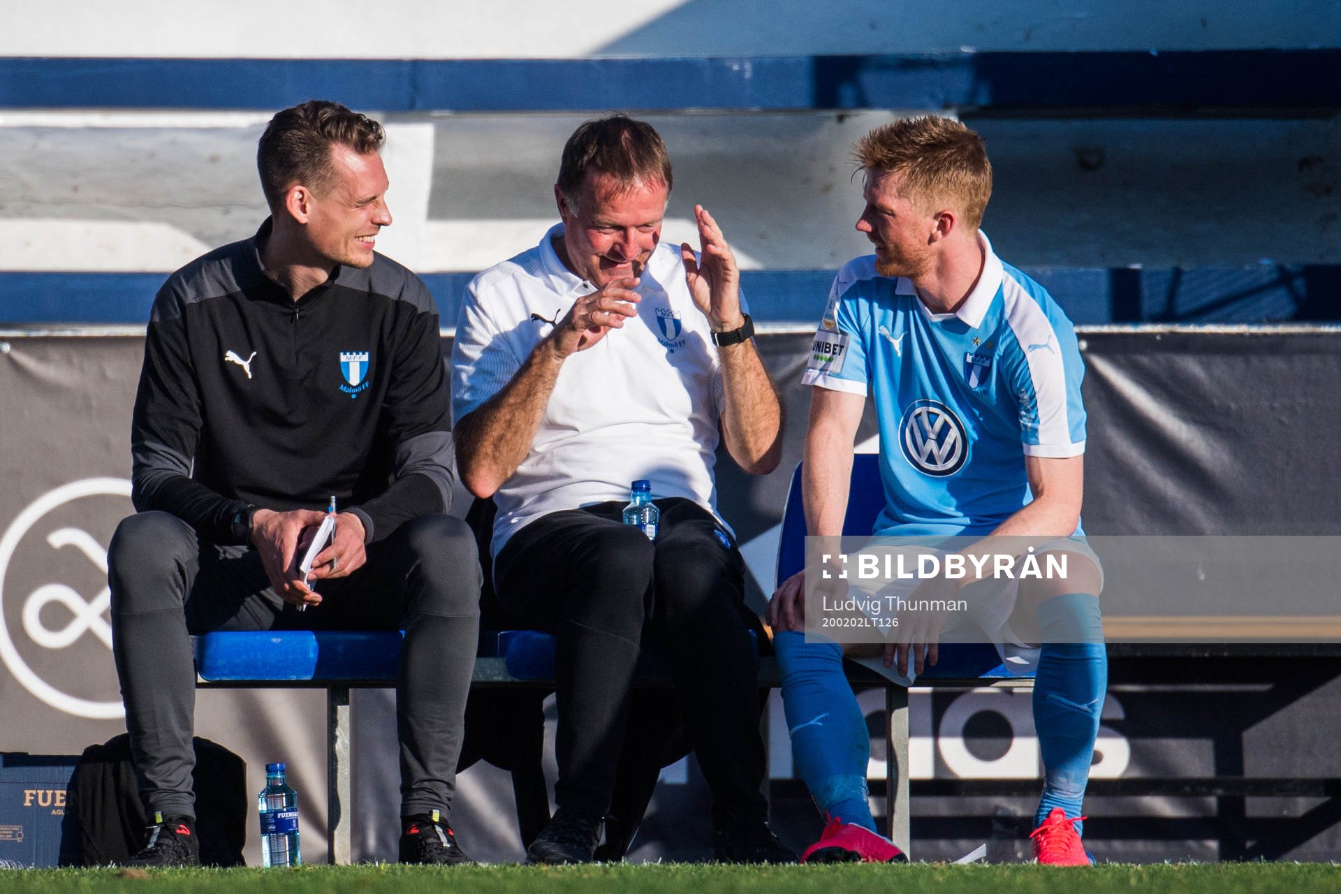 Assistant coaches Daniel Bäckström and Remy Reijnierse