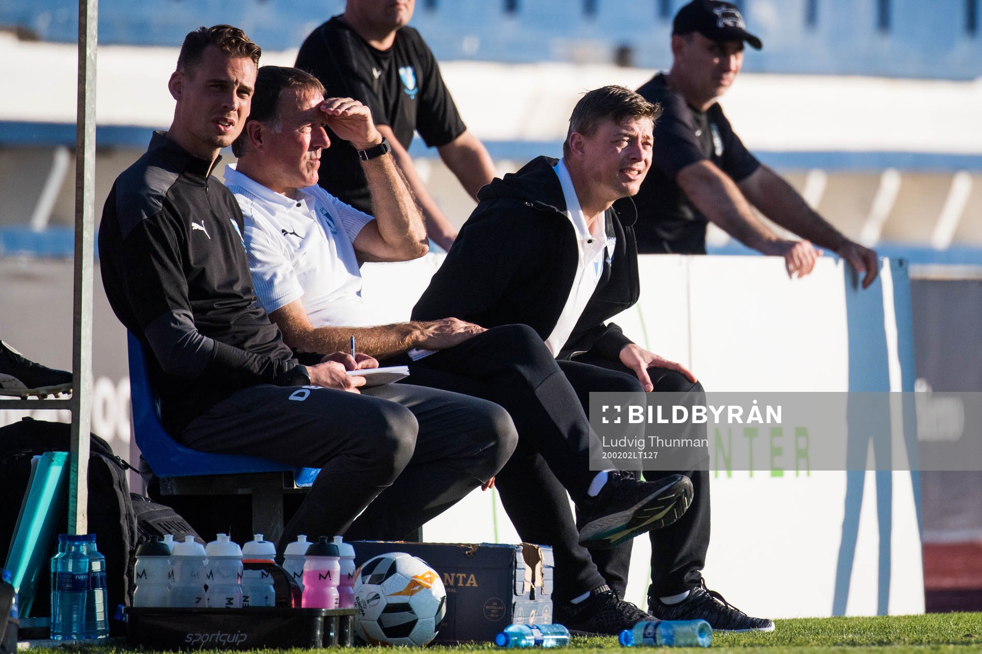 Assistant coaches Daniel Bäckström and Remy Reijnierse