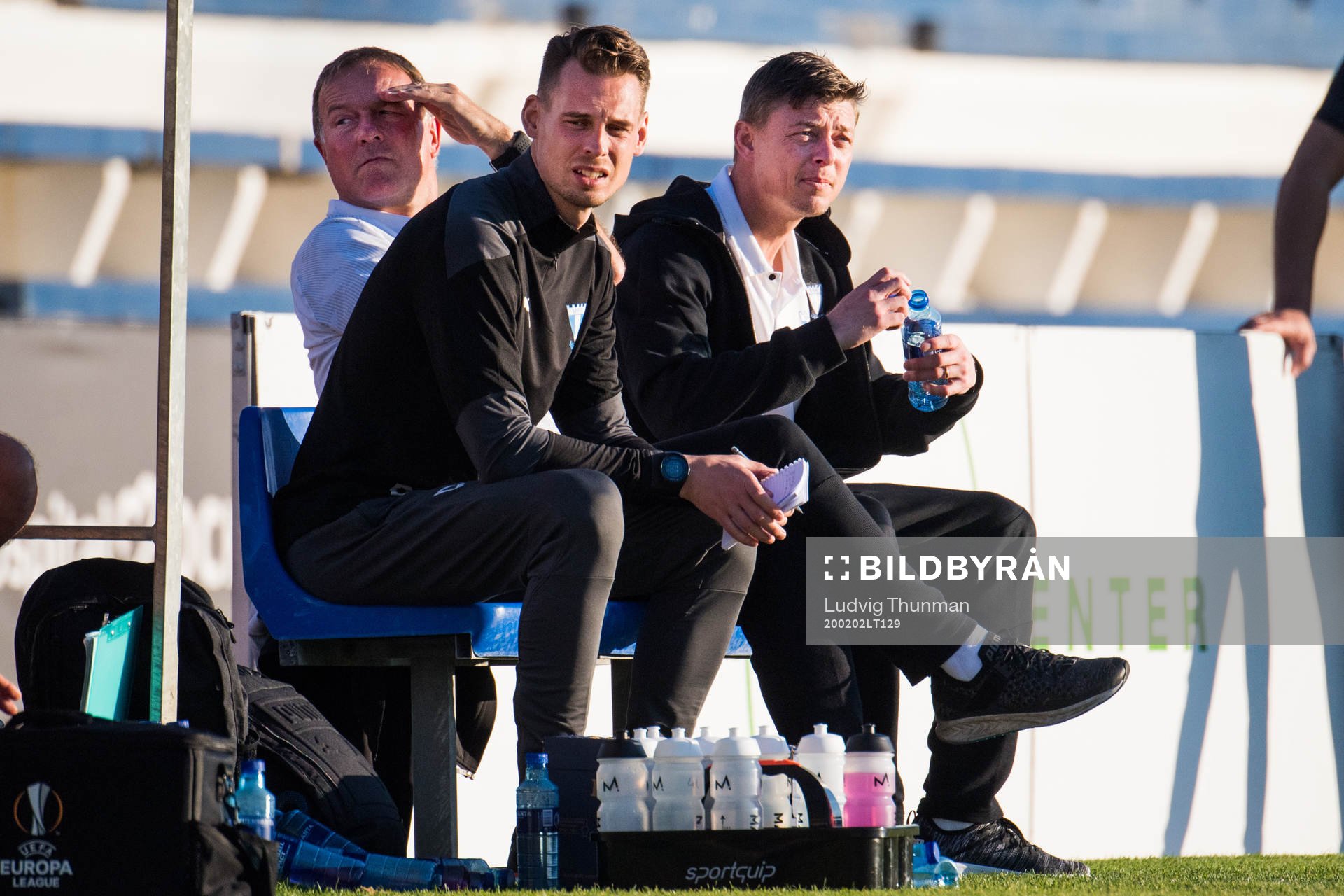 Assistant coaches Daniel Bäckström and Remy Reijnierse