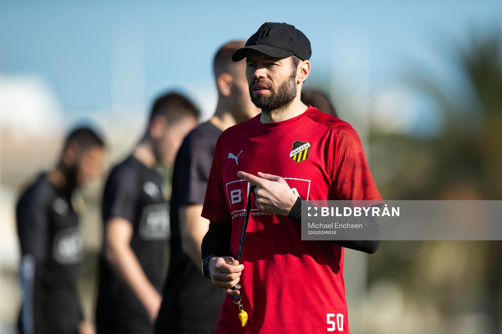 Häckens tränare Andreas Alm