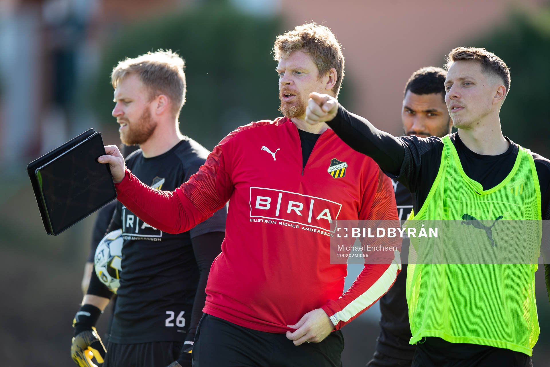 Häckens målvaktstränare Christoffer Källqvist och