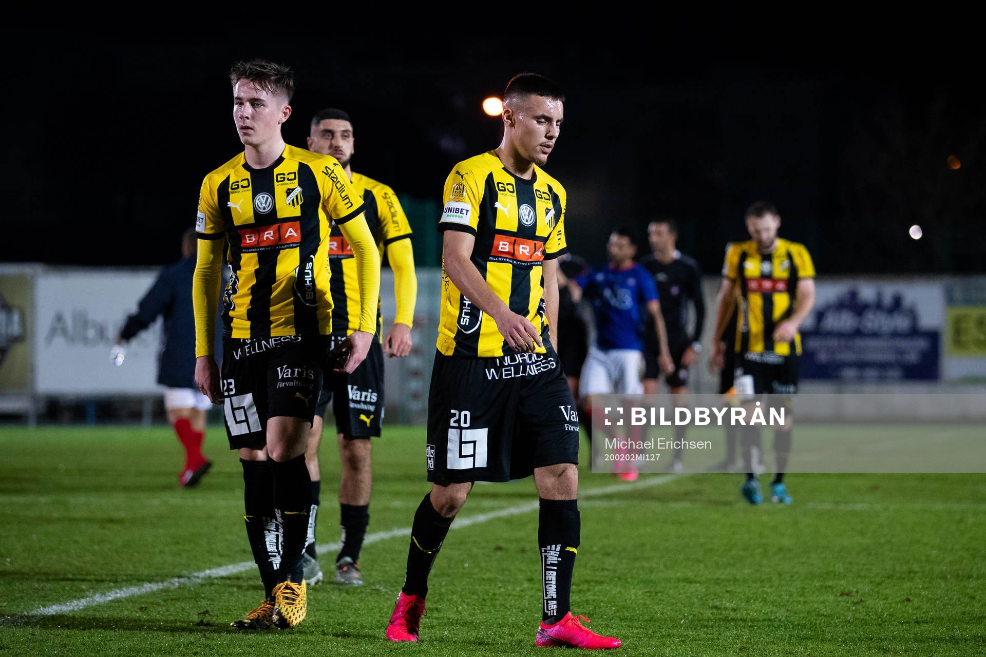 Häckens Patrik Wålemark och Ali Youssef  deppar
