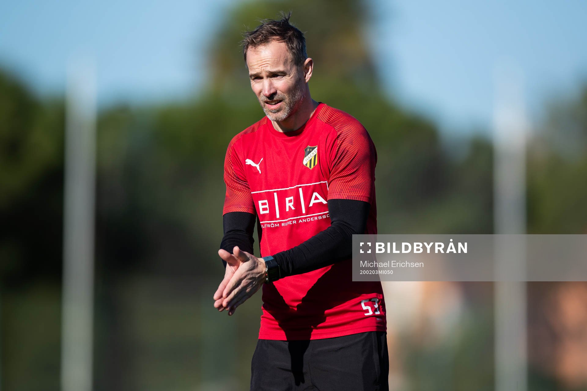 Häckens assisterande tränare Christian Lundström