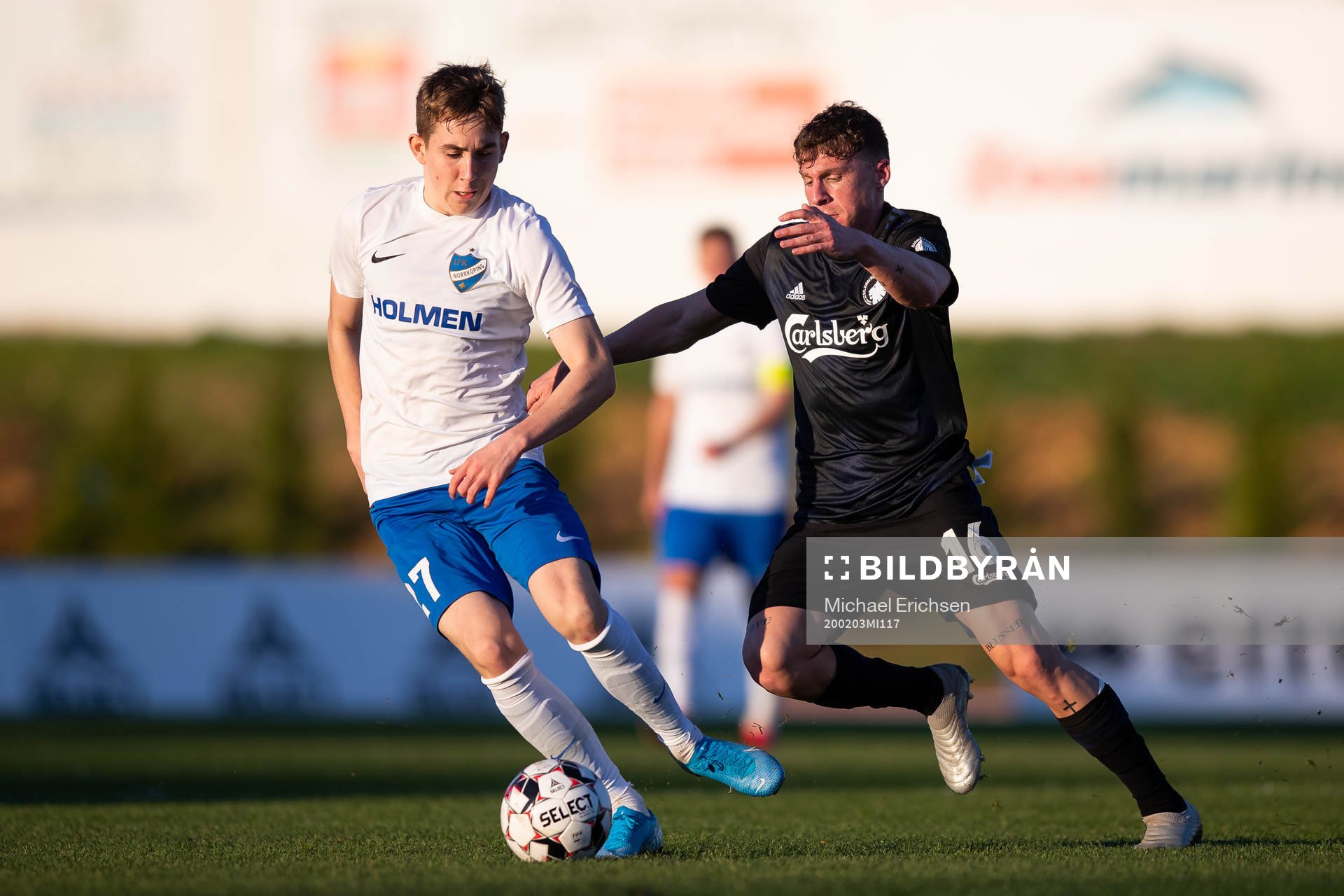 Isak Bergmann Johannesson of Norrköping and Pep Biel of