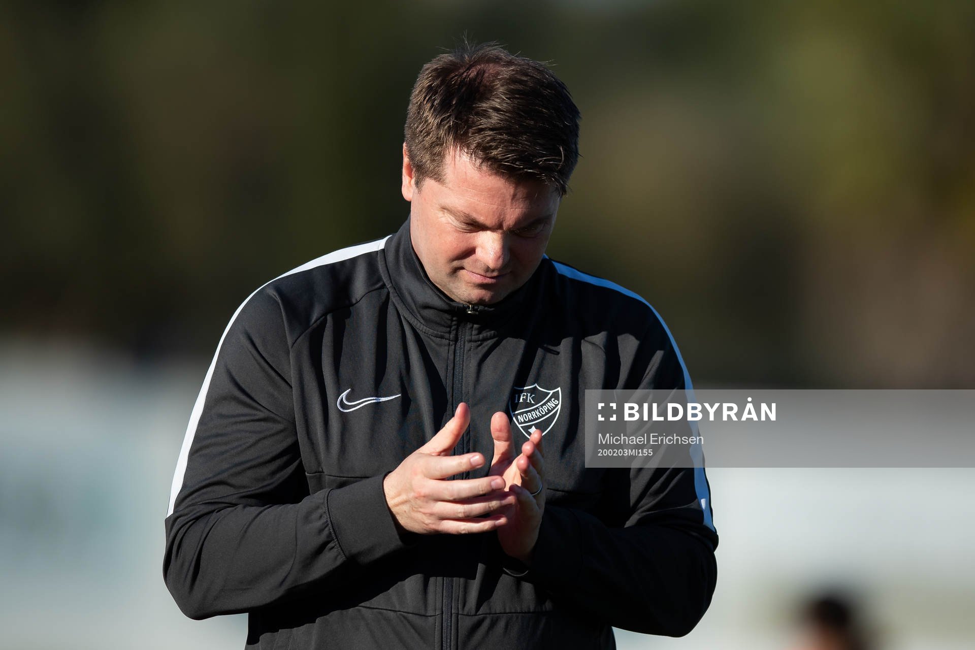 Head coach Jens Gustafsson of Norrköping