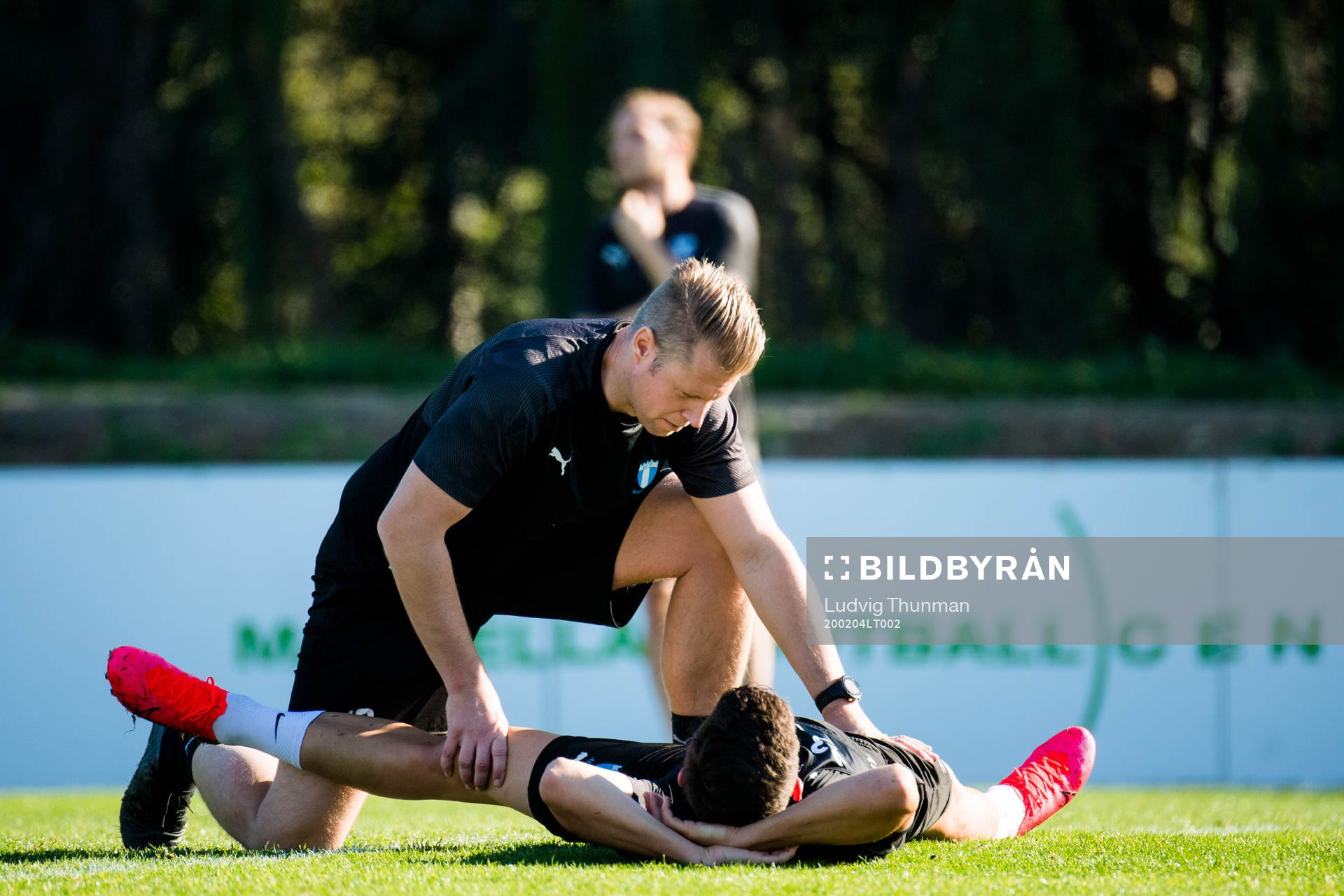 Fysioterapeut Jesper Robertsson och Marcus Antonsson