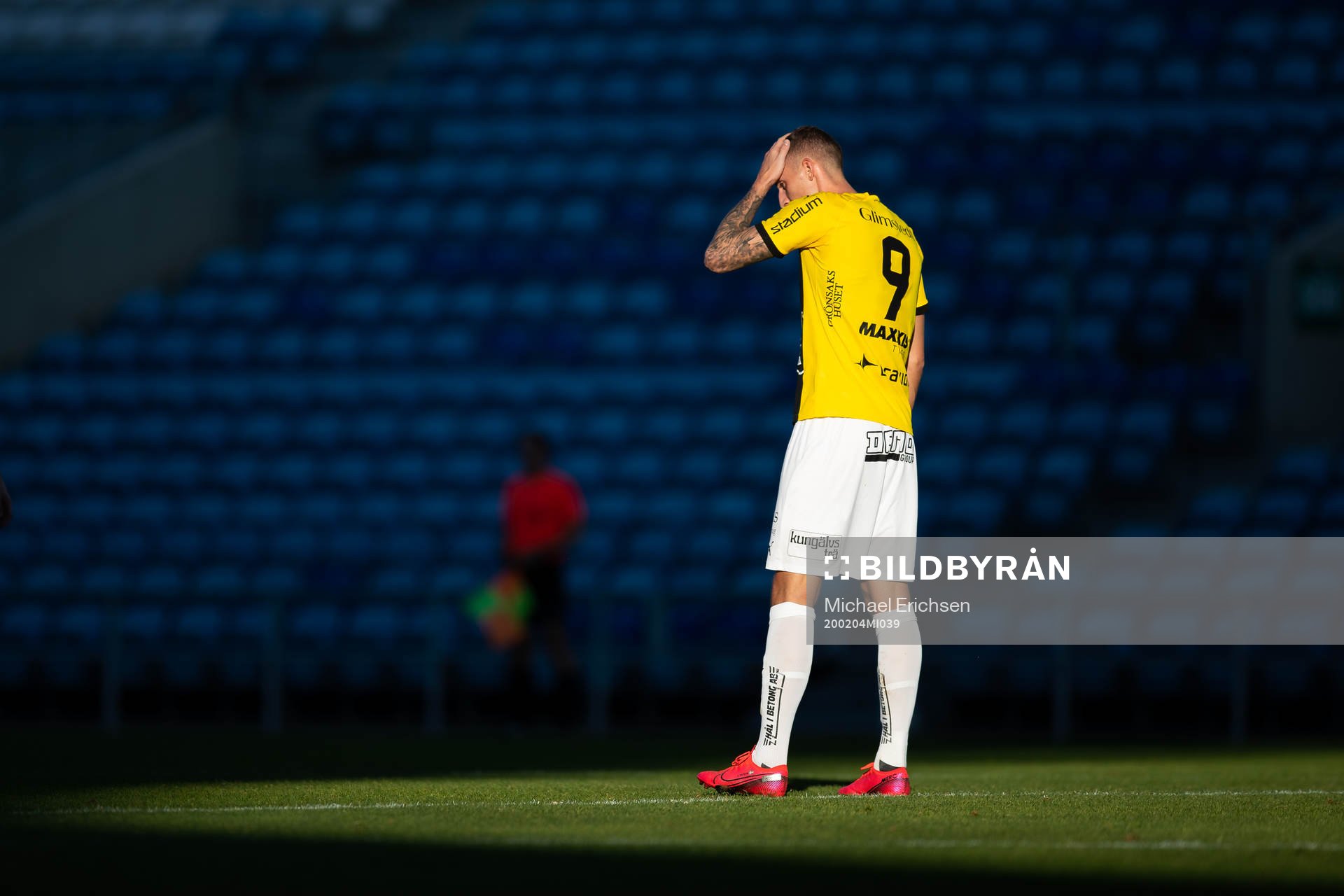 Gustaf Nilsson of Häcken look dejected