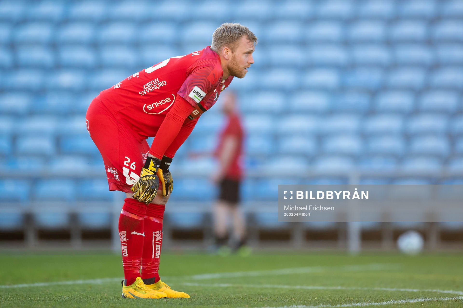 Goalkeeper Peter Abrahamsson of Häcken