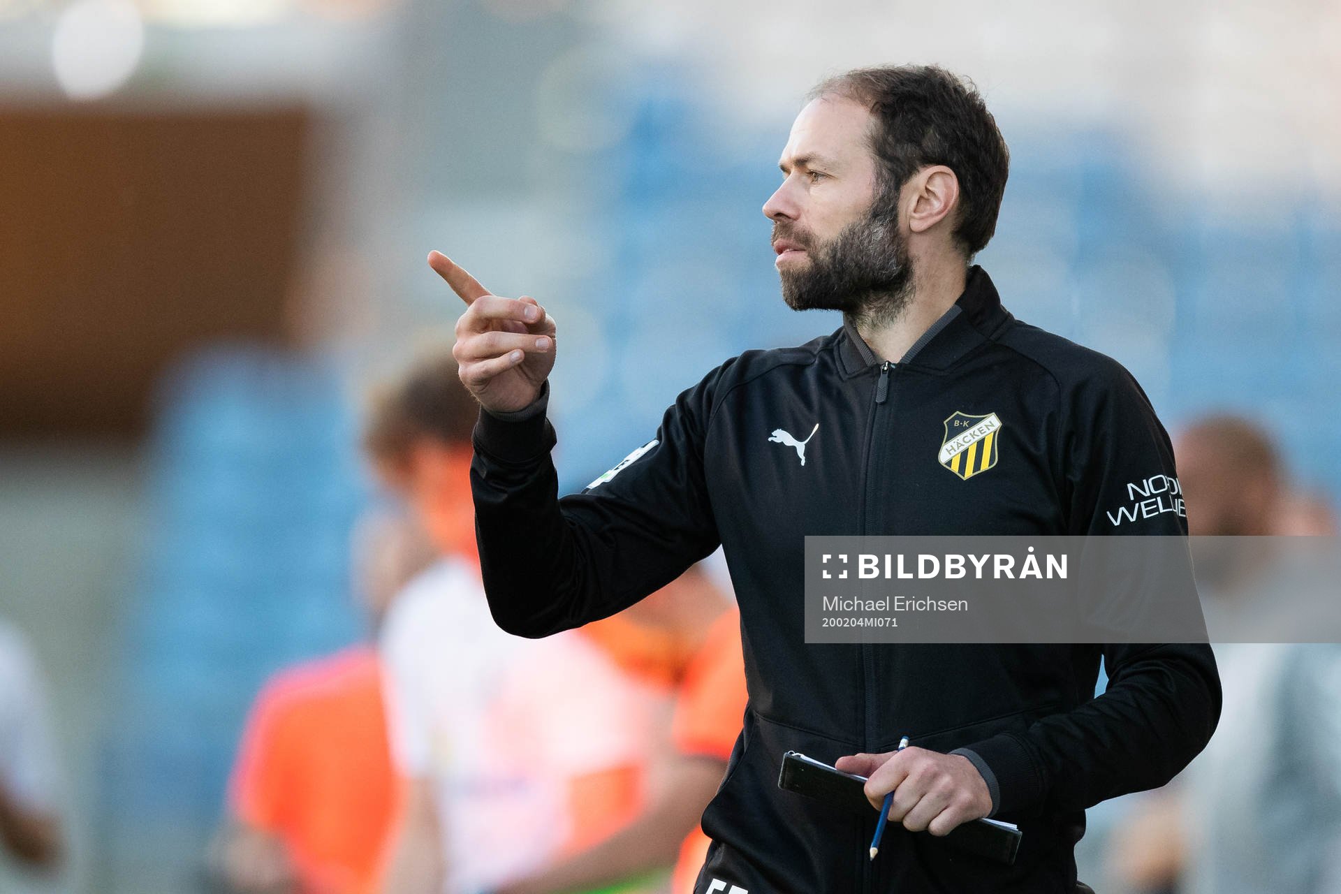 Head coach Andreas Alm of Häcken