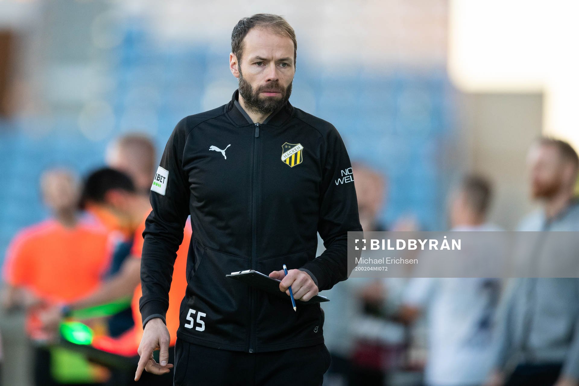 Head coach Andreas Alm of Häcken