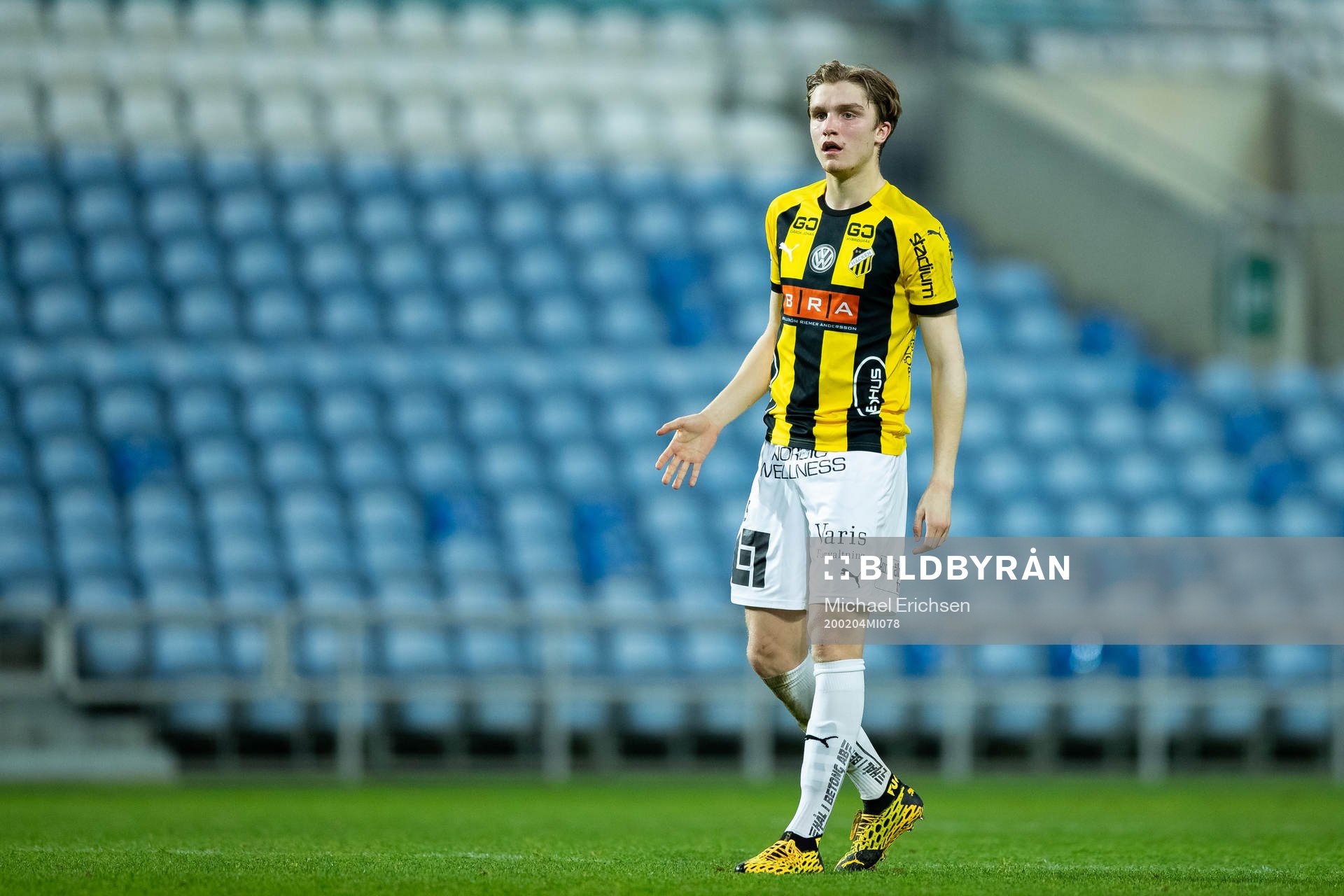 Jakob Hedenquist of Häcken during The Atlantic Cup match between AGF Aarhus and Häcken on February 4, 2020 in Algarve.