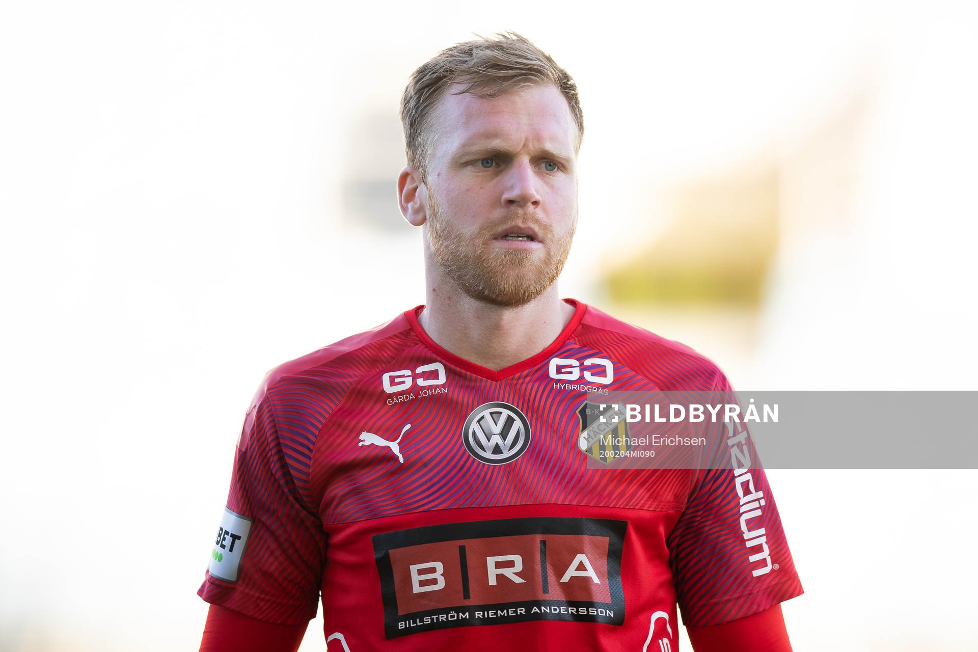 Goalkeeper Peter Abrahamsson of Häcken