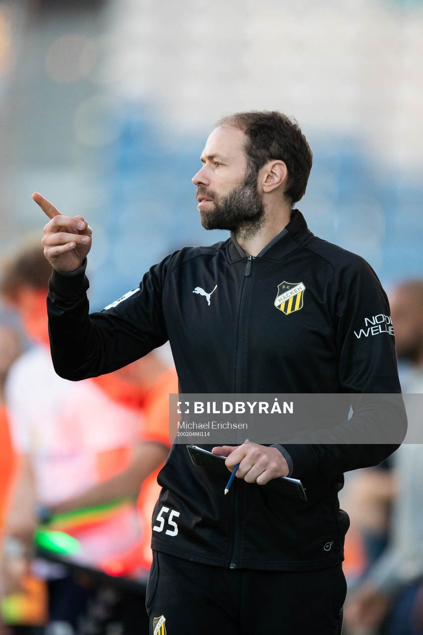 Head coach Andreas Alm of Häcken