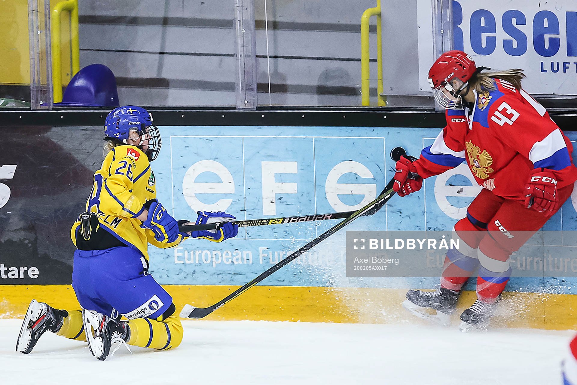 Sveriges Hanna Olsson Rysslands Yekaterina Likhachyova