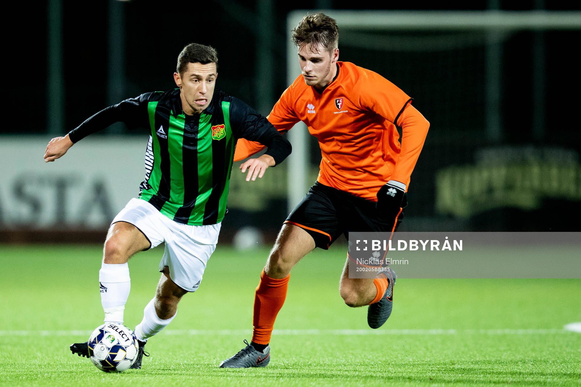 GAIS Predrag Randelovic mot Trollhättans Richard Cindric