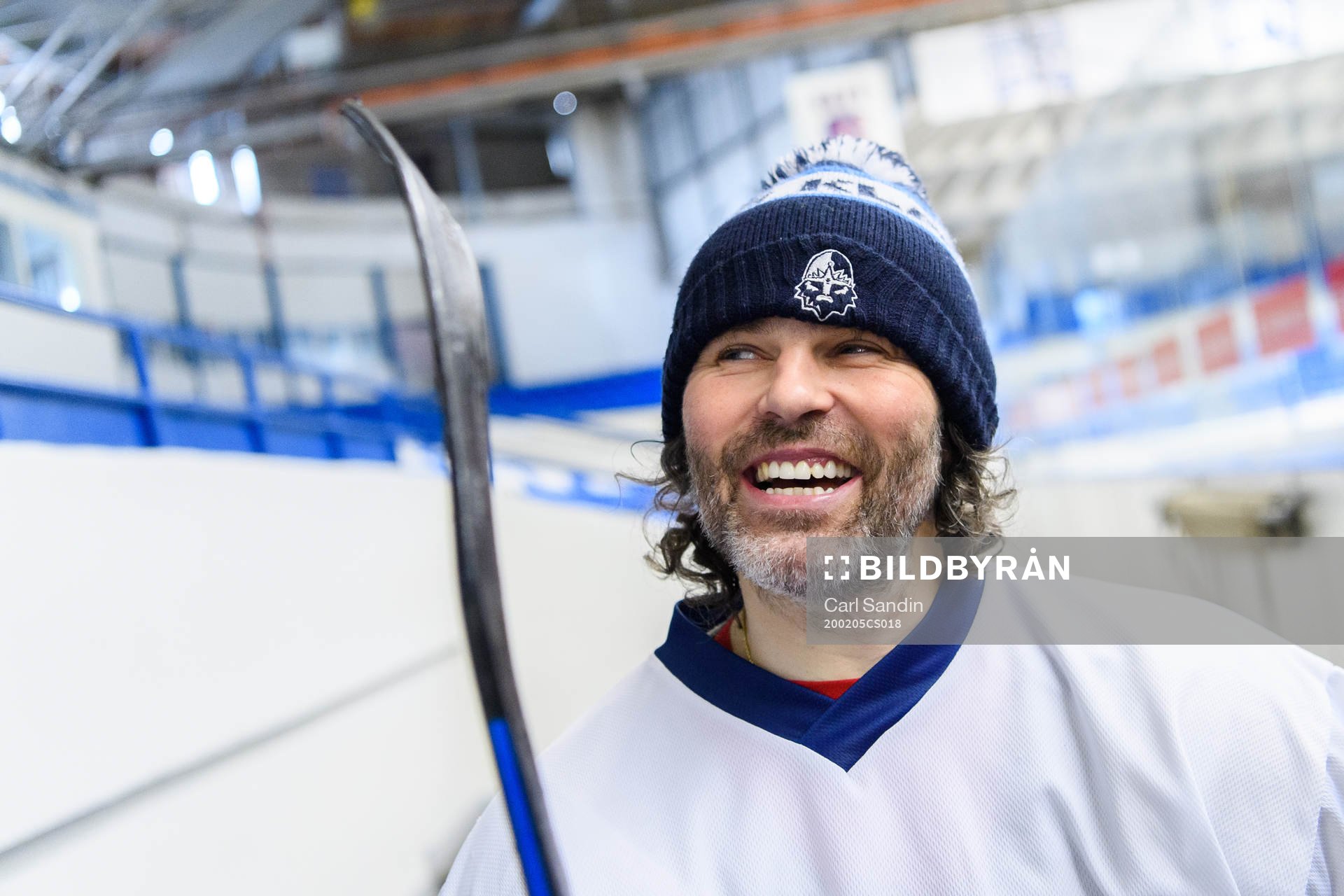 Jaromir Jagr blir intervjuad