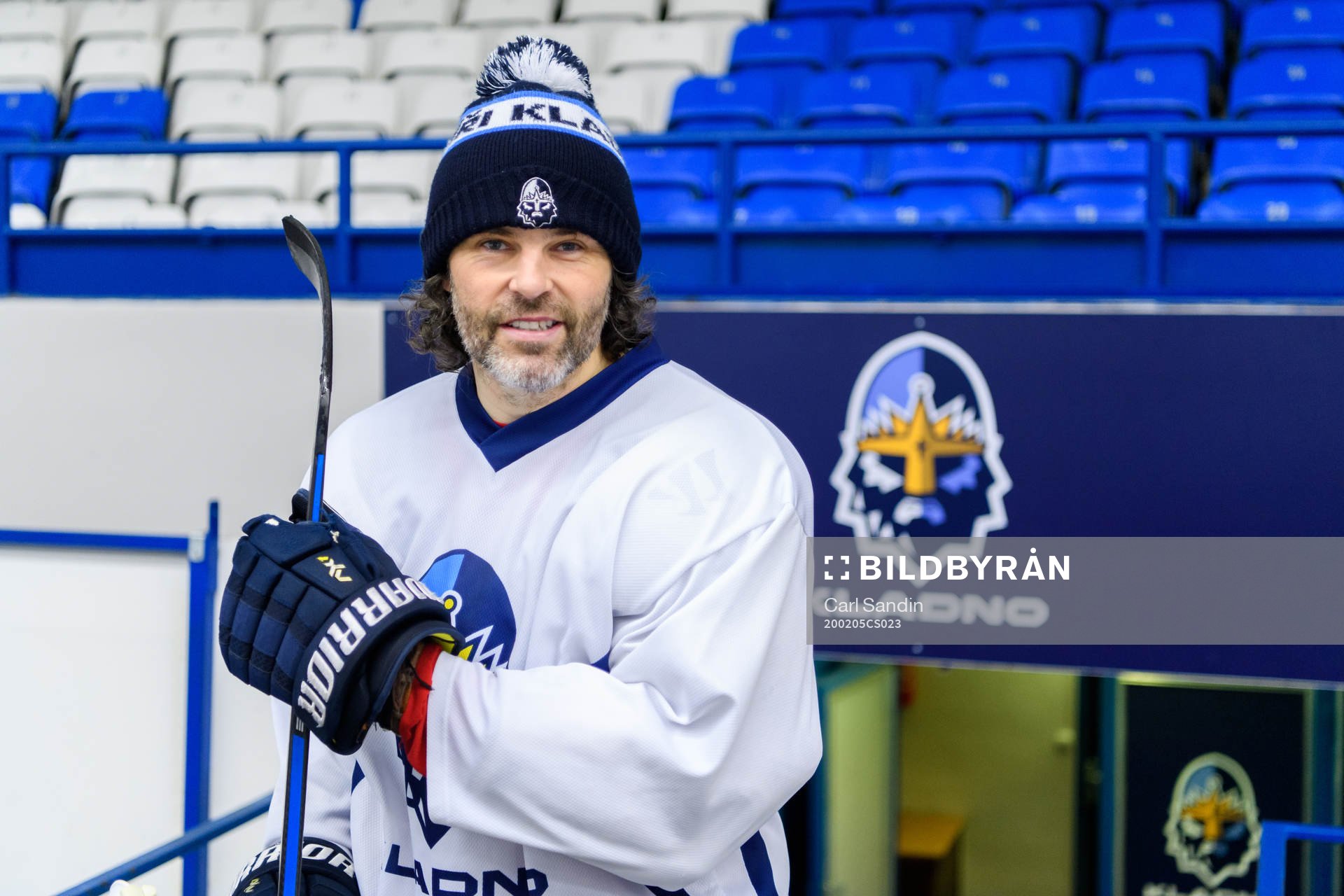 Jaromir Jagr poseerde för ett porträtt