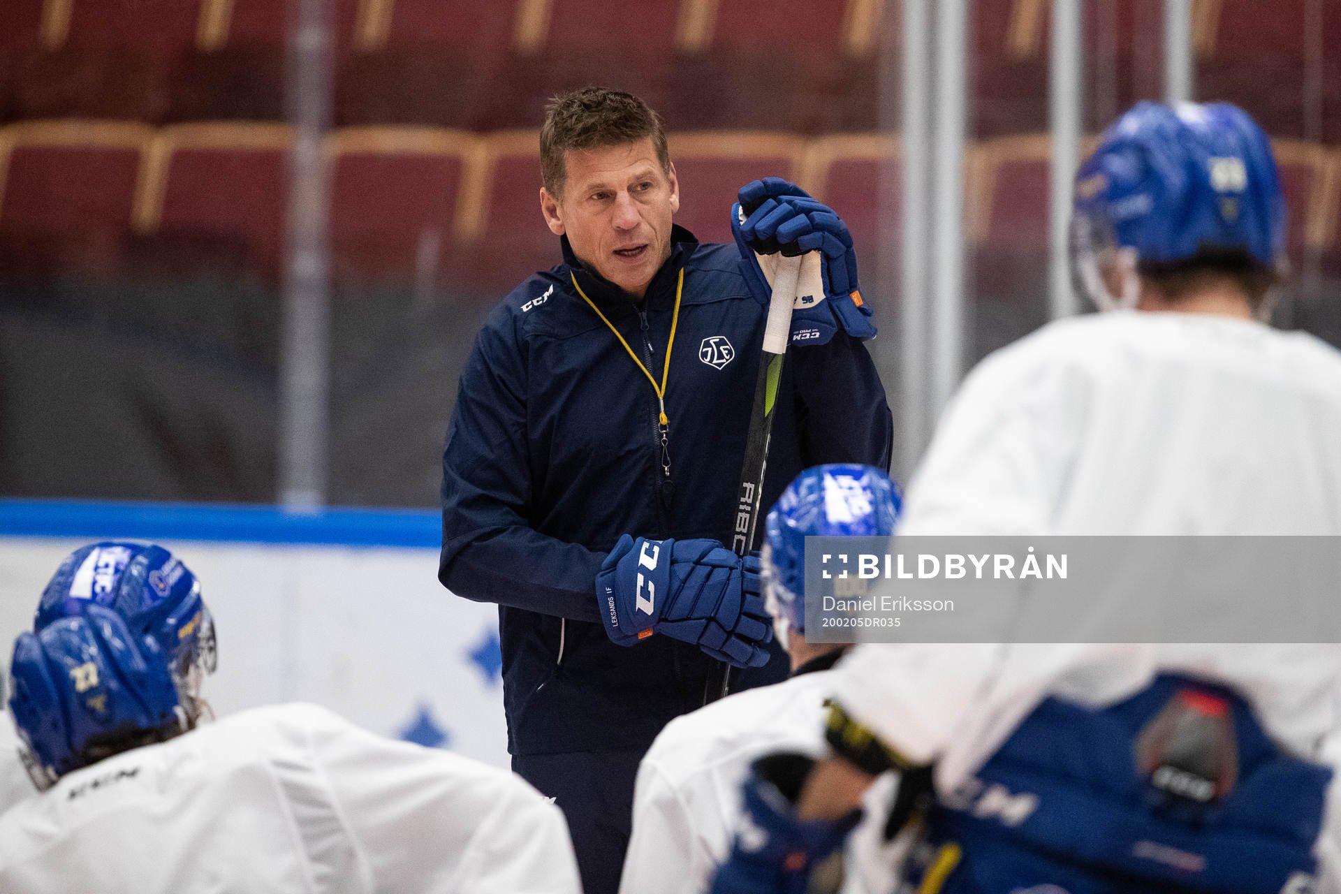 Leksands tränare Ulf Samuelsson