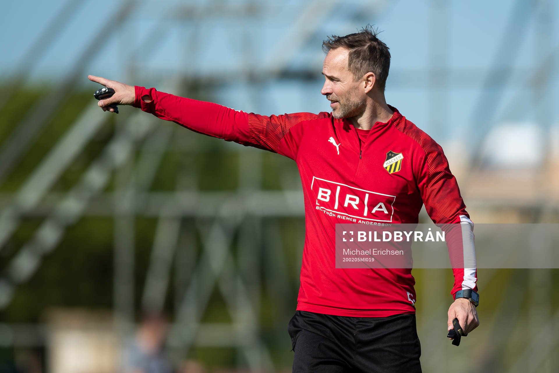 Häckens assisterande tränare Christian Lundström