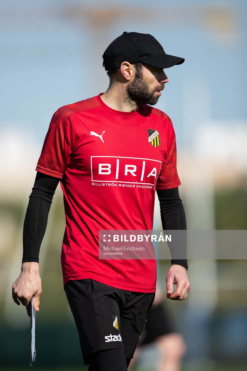 Häckens tränare Andreas Alm