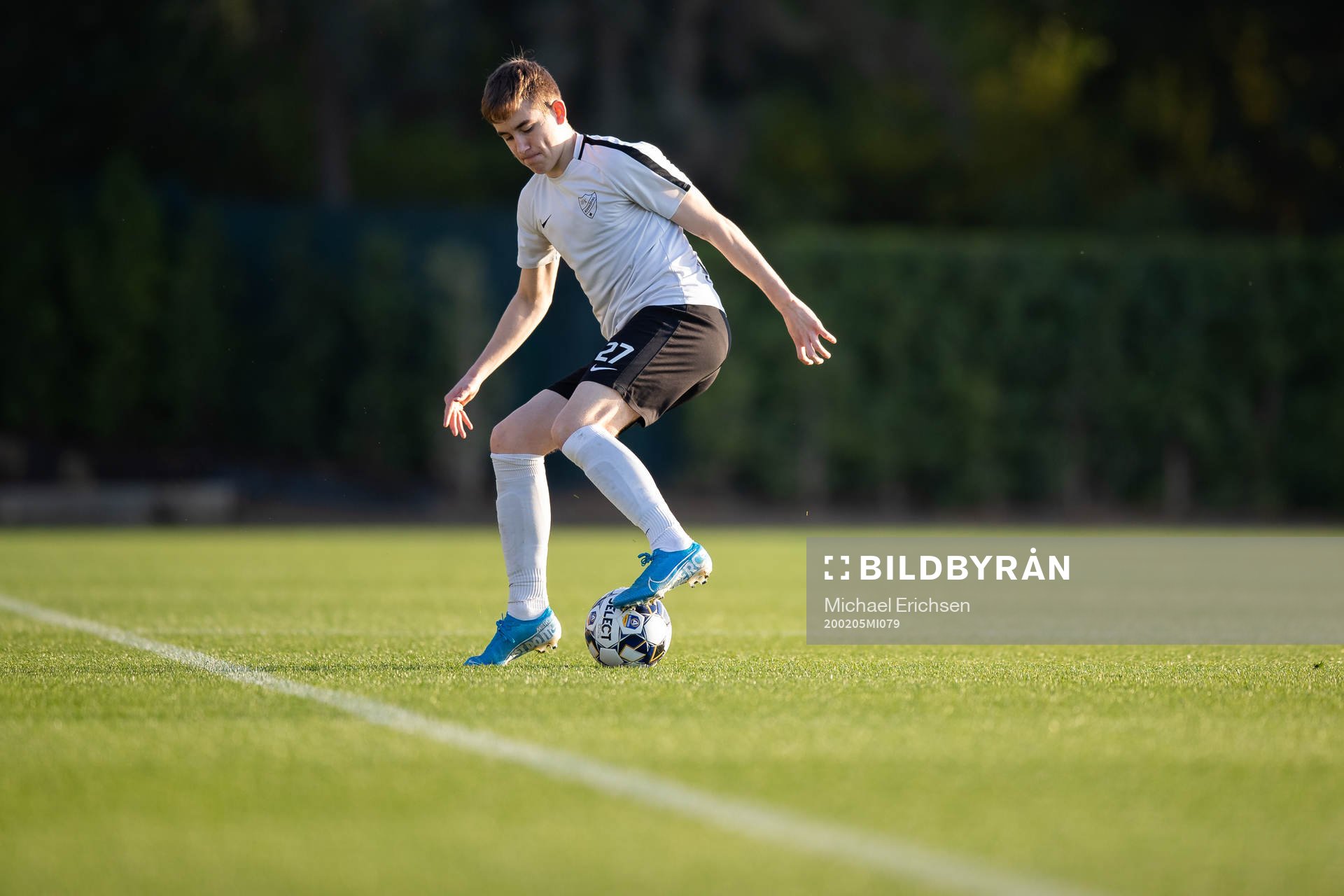 Norrköpings Isak Bergmann Johannesson under ett träningsläger med IFK Norrköping den 5 februari 2020 i Almancil.