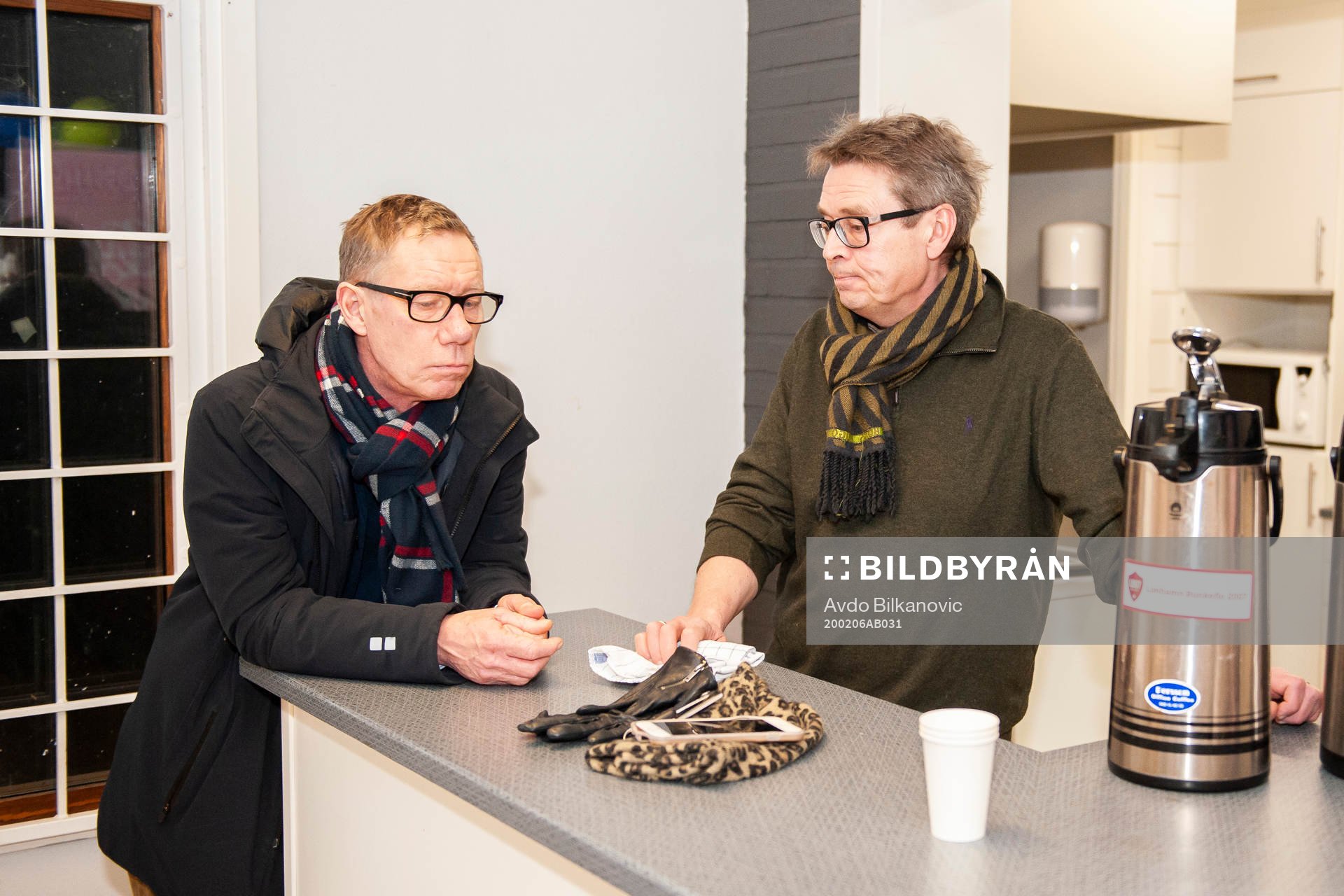 Limhamn Bunkeflos ordförande Robert Lenir och Mats
