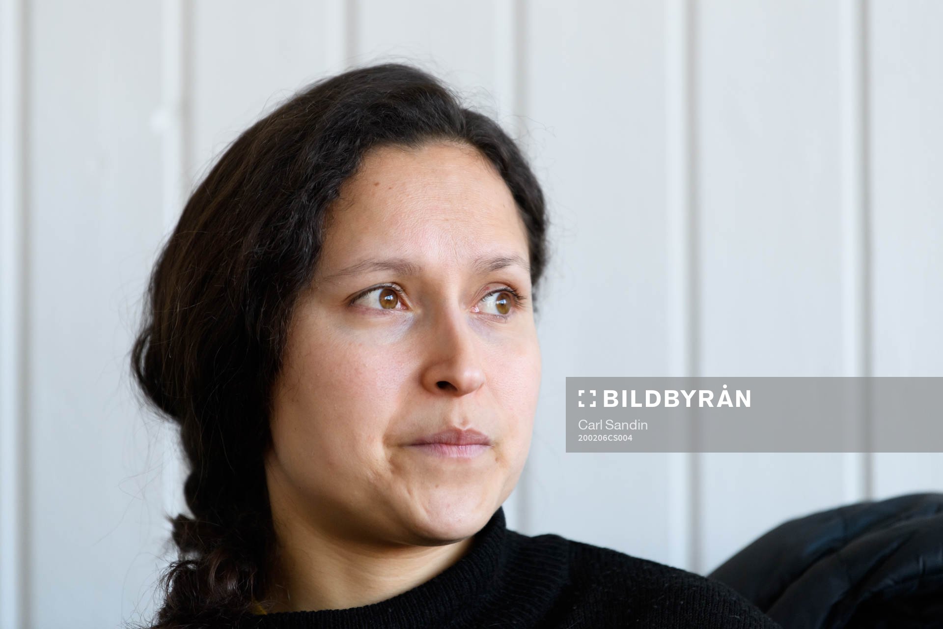 Kopparbergs Göteborgs Catrine Johansson blir intervjuad