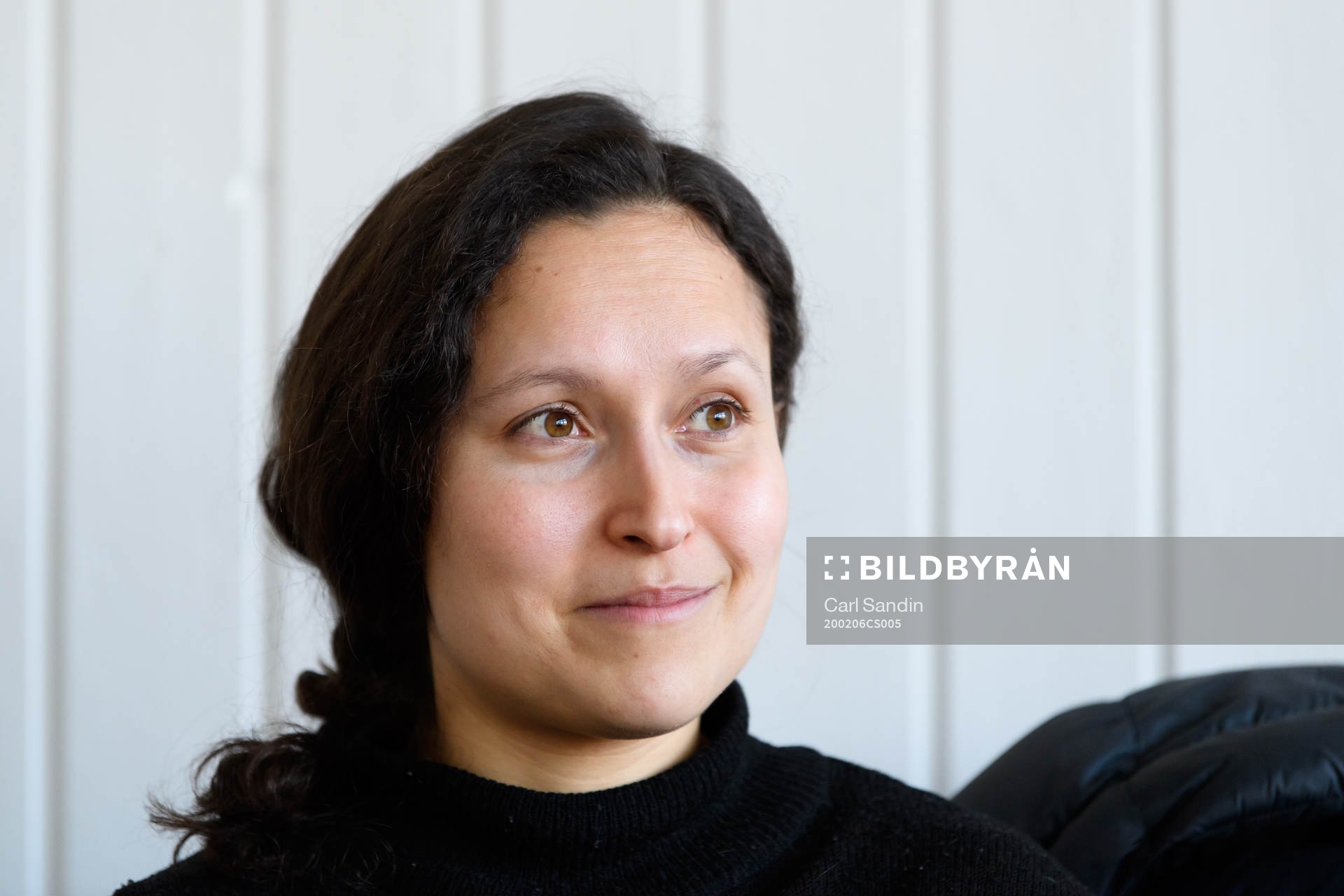 Kopparbergs Göteborgs Catrine Johansson blir intervjuad