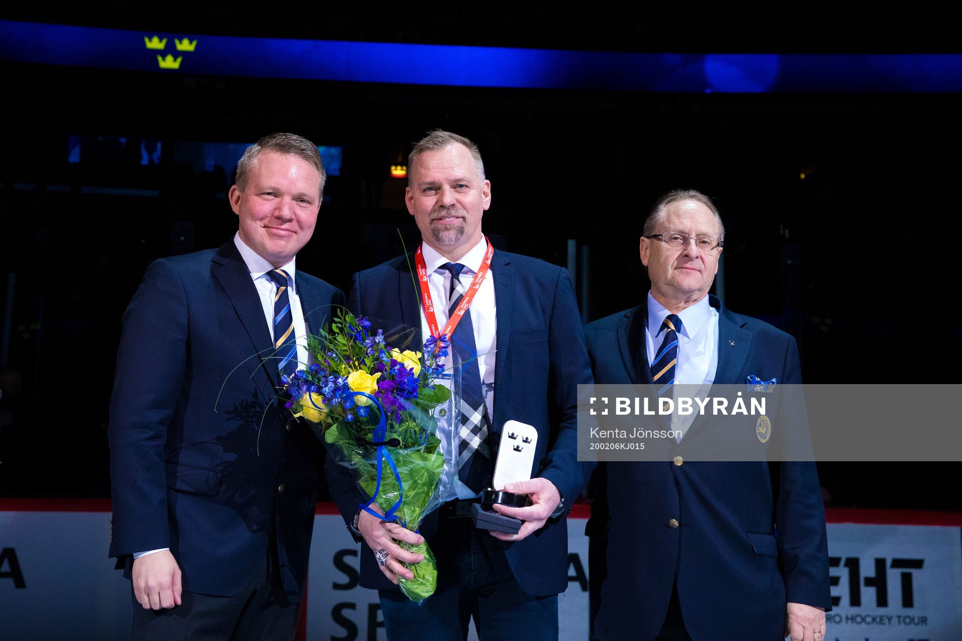 Tomas Holmström, here pictured with chairman of Swedish
