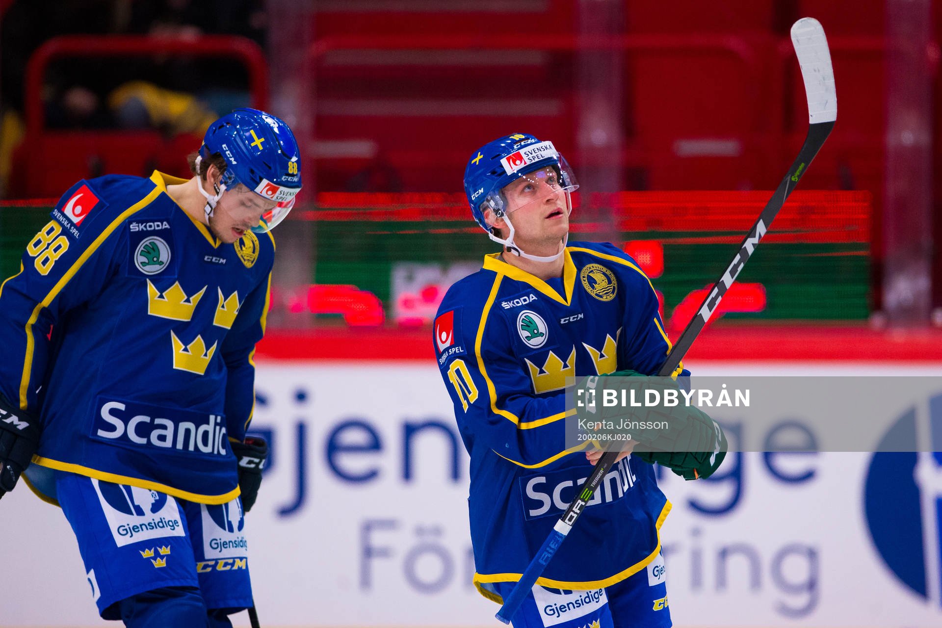 Malte Strömwall and Marcus Nilsson of Sweden looks dejected
