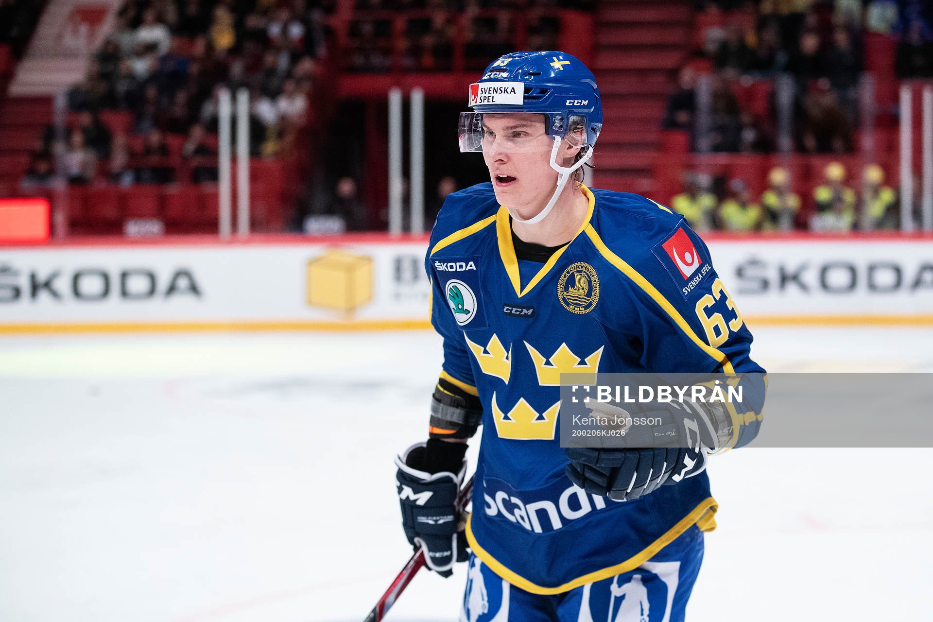 Fredrik Händemark of Sweden celebrates
